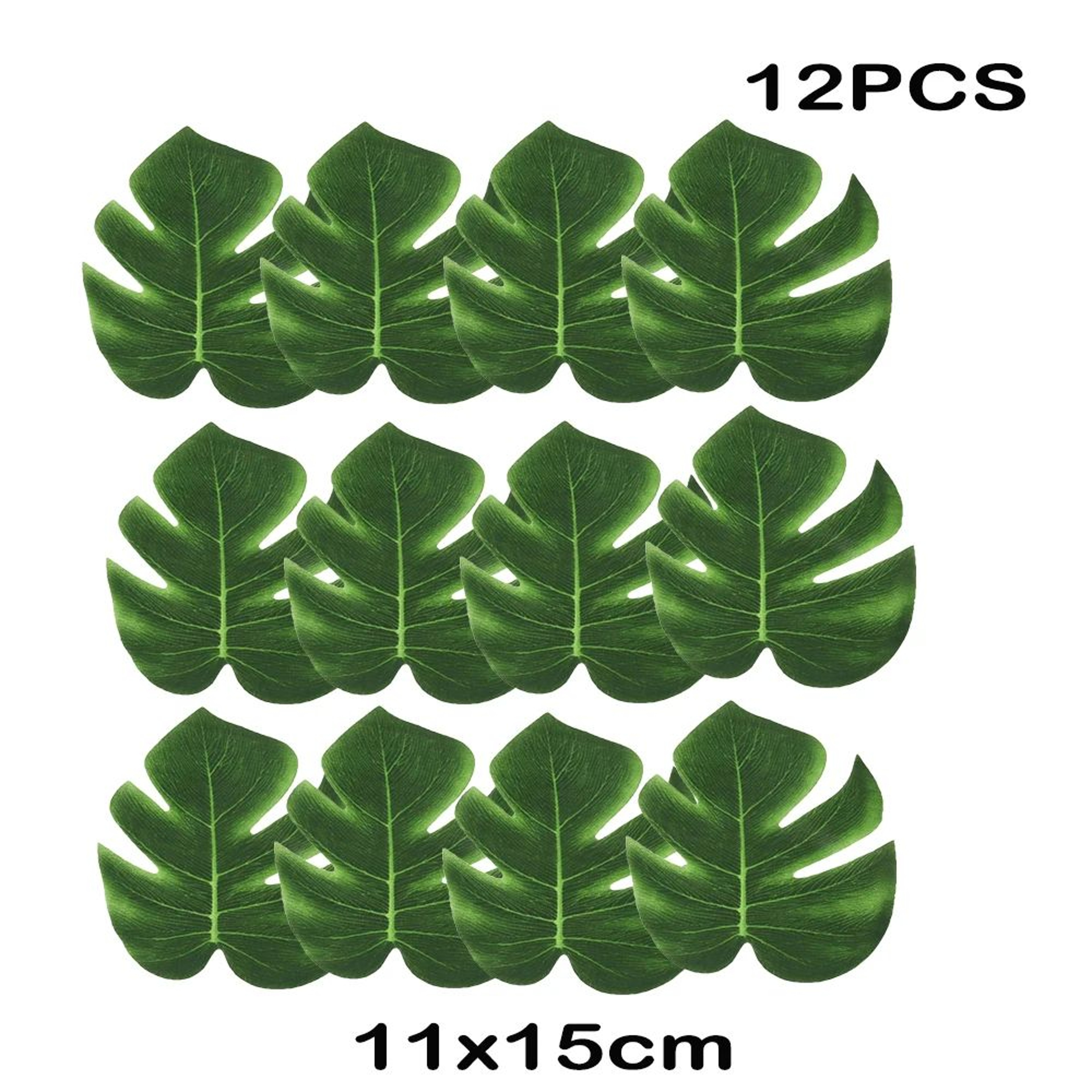 Artificial Tropical Palm Leaves Party Decoration Set 7