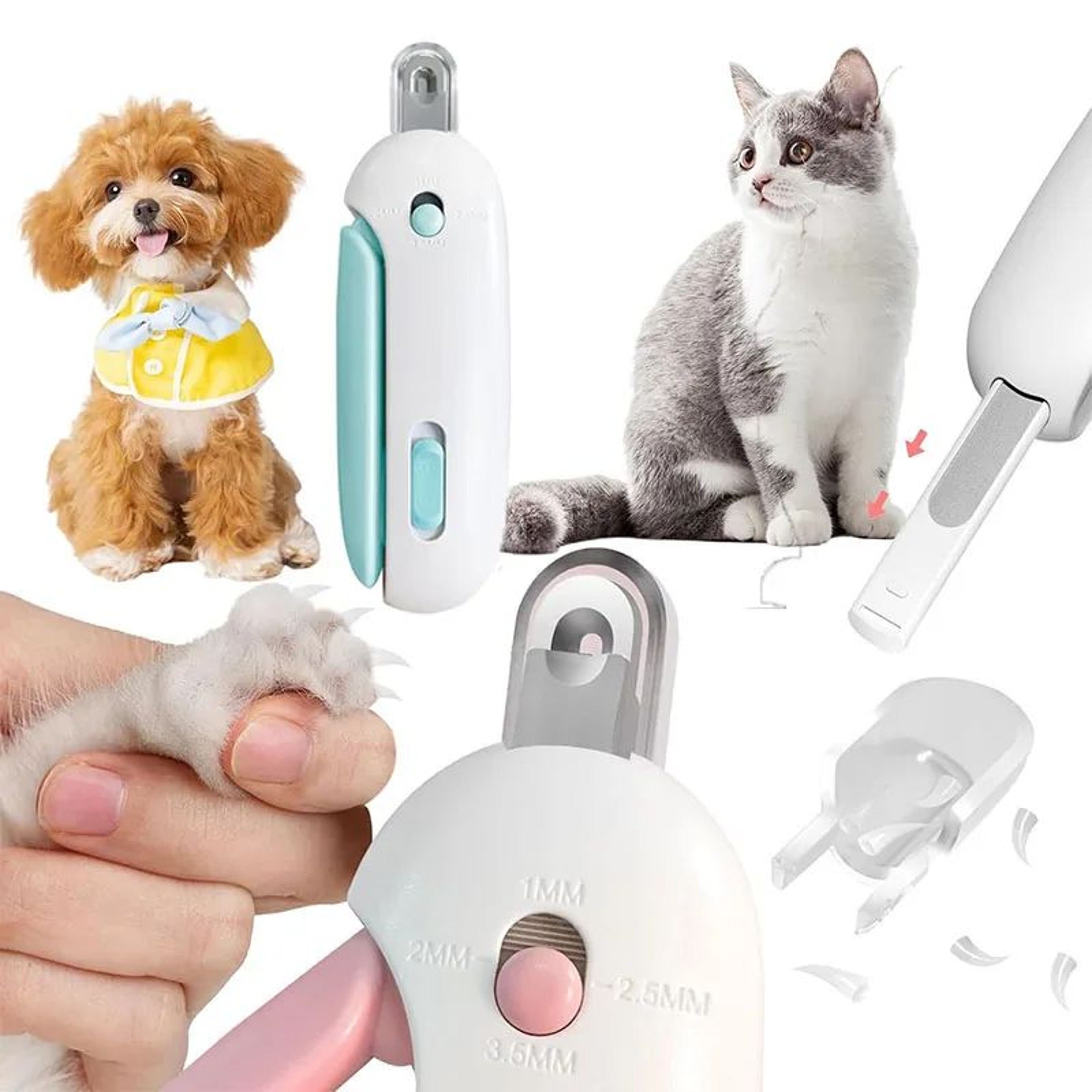 Professional Pet Nail Clipper With Nail File 0