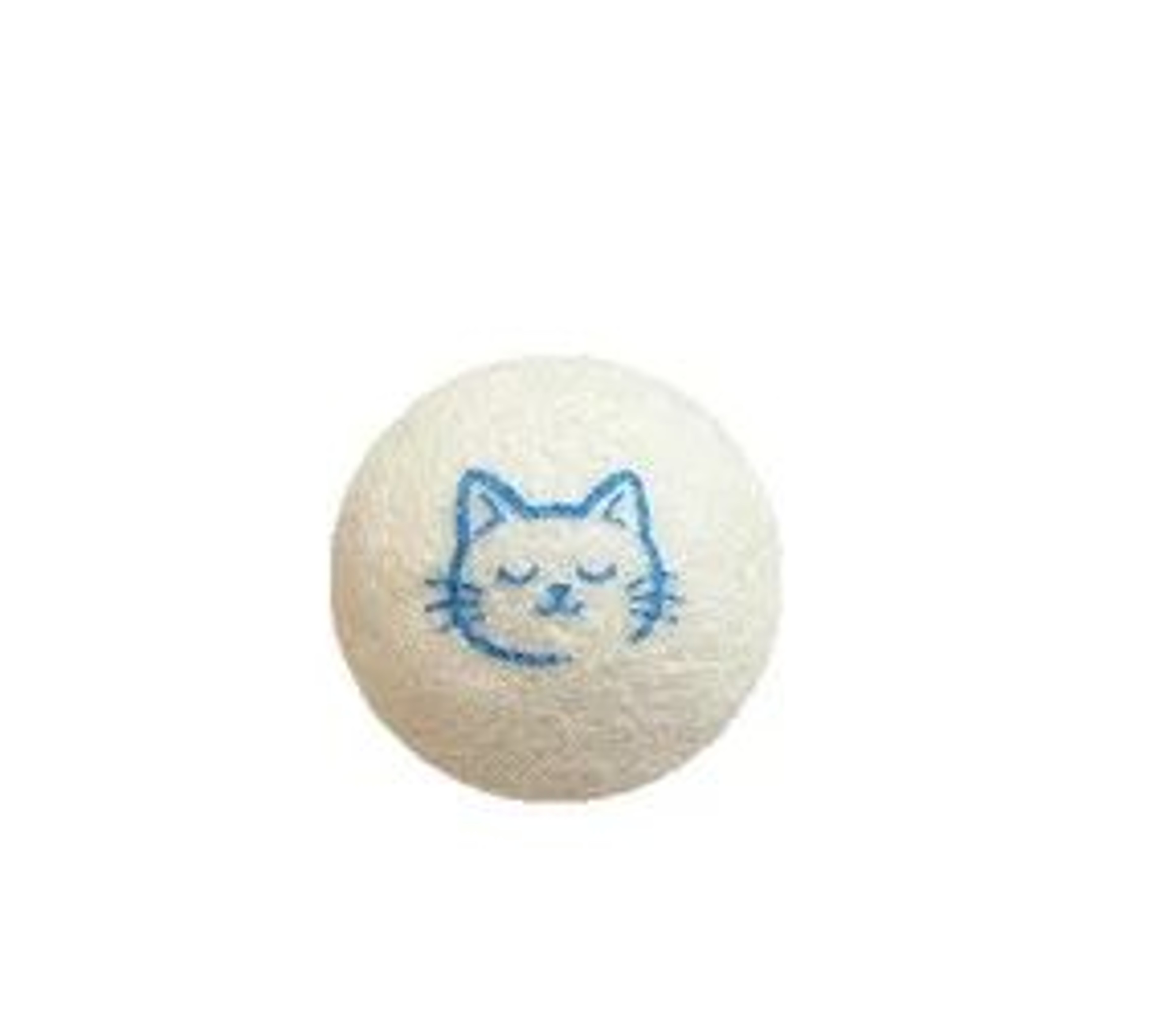 Quiet Wool Felt Cat Ball Toy Set 6