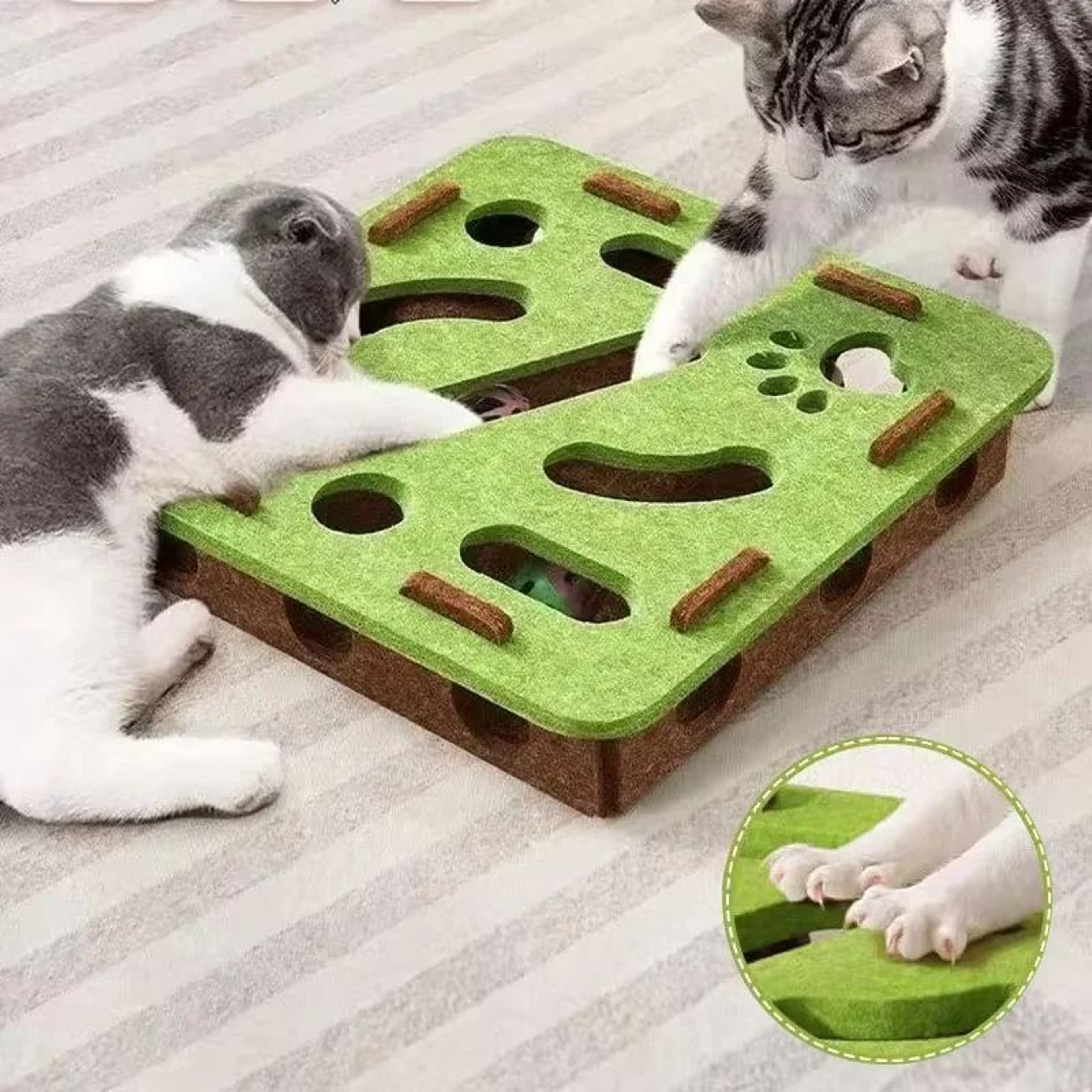 Interactive Cat Maze Ball Toy Box 3