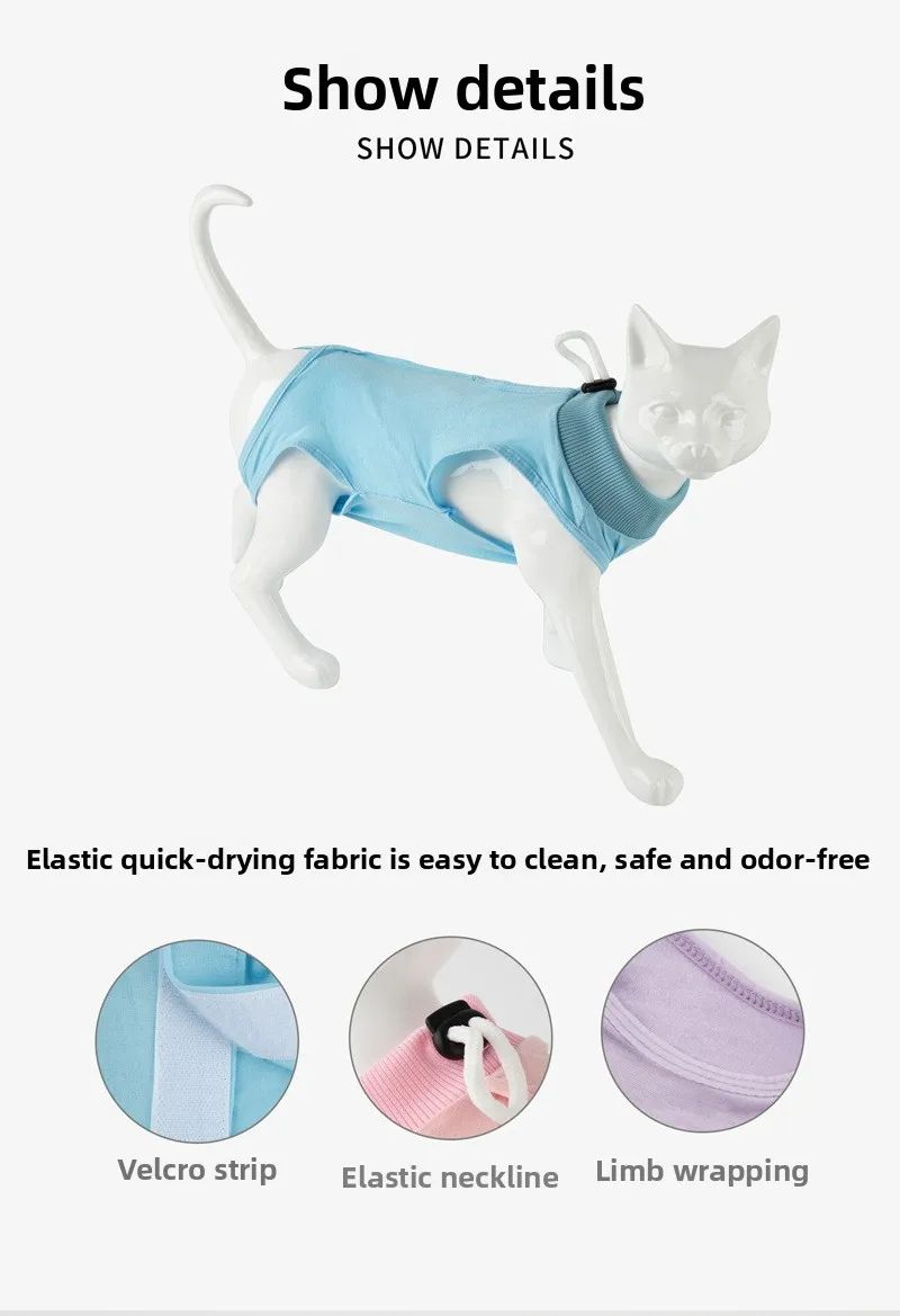 Cat Recovery Surgery Jumpsuit 6