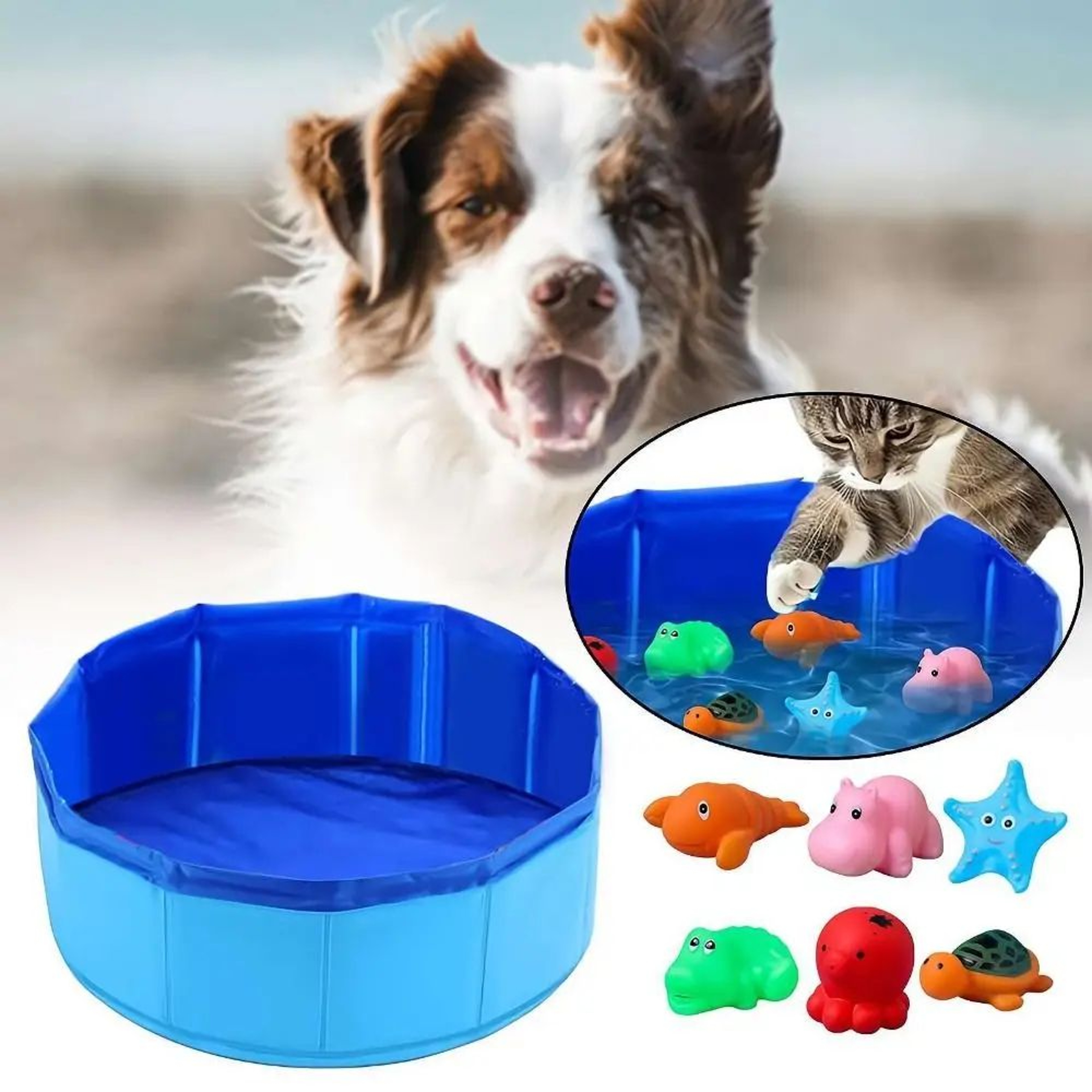 Foldable Summer Pet Splash Pool 5