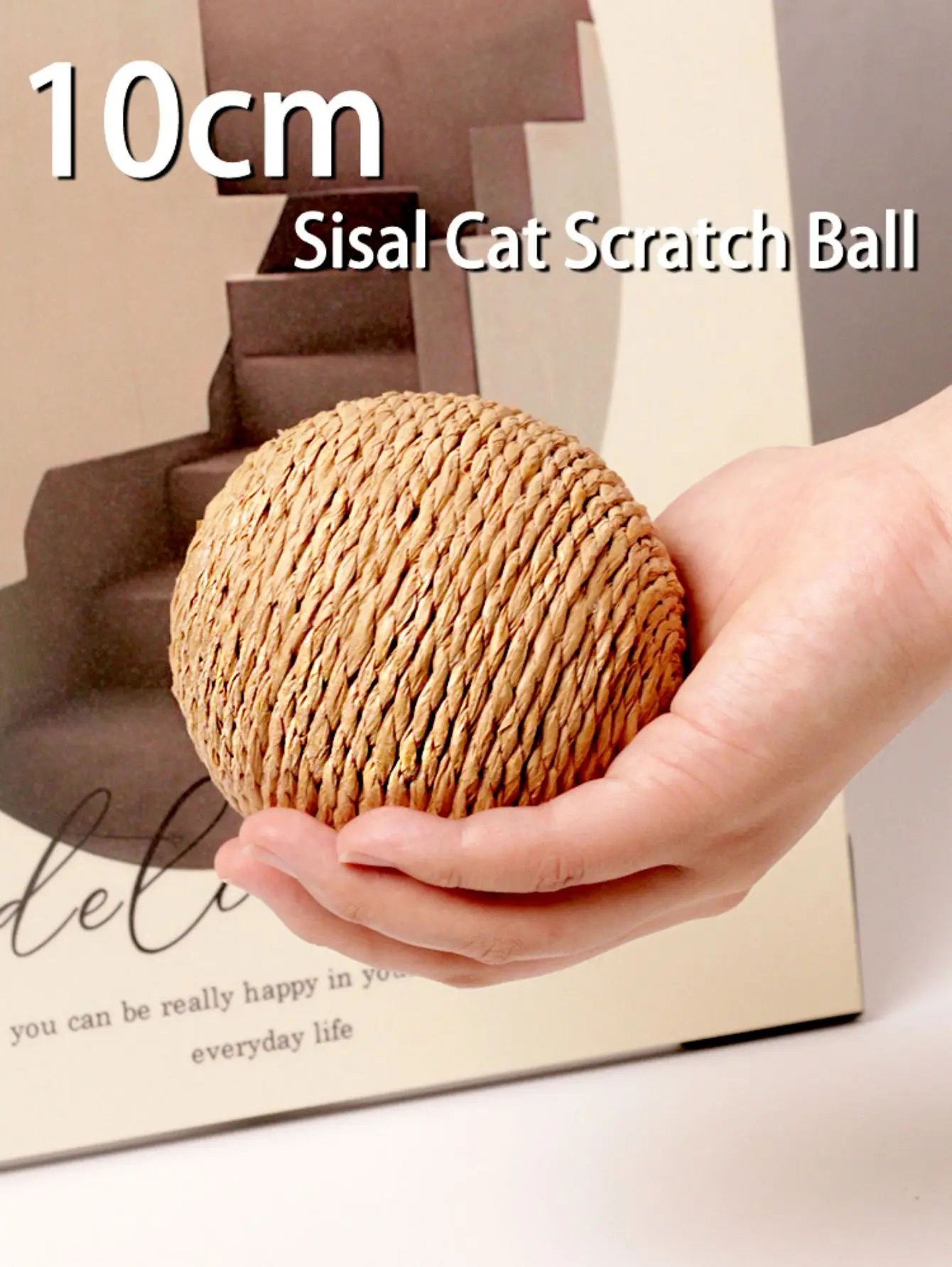 Interactive Sisal Cat Scratching Ball 2