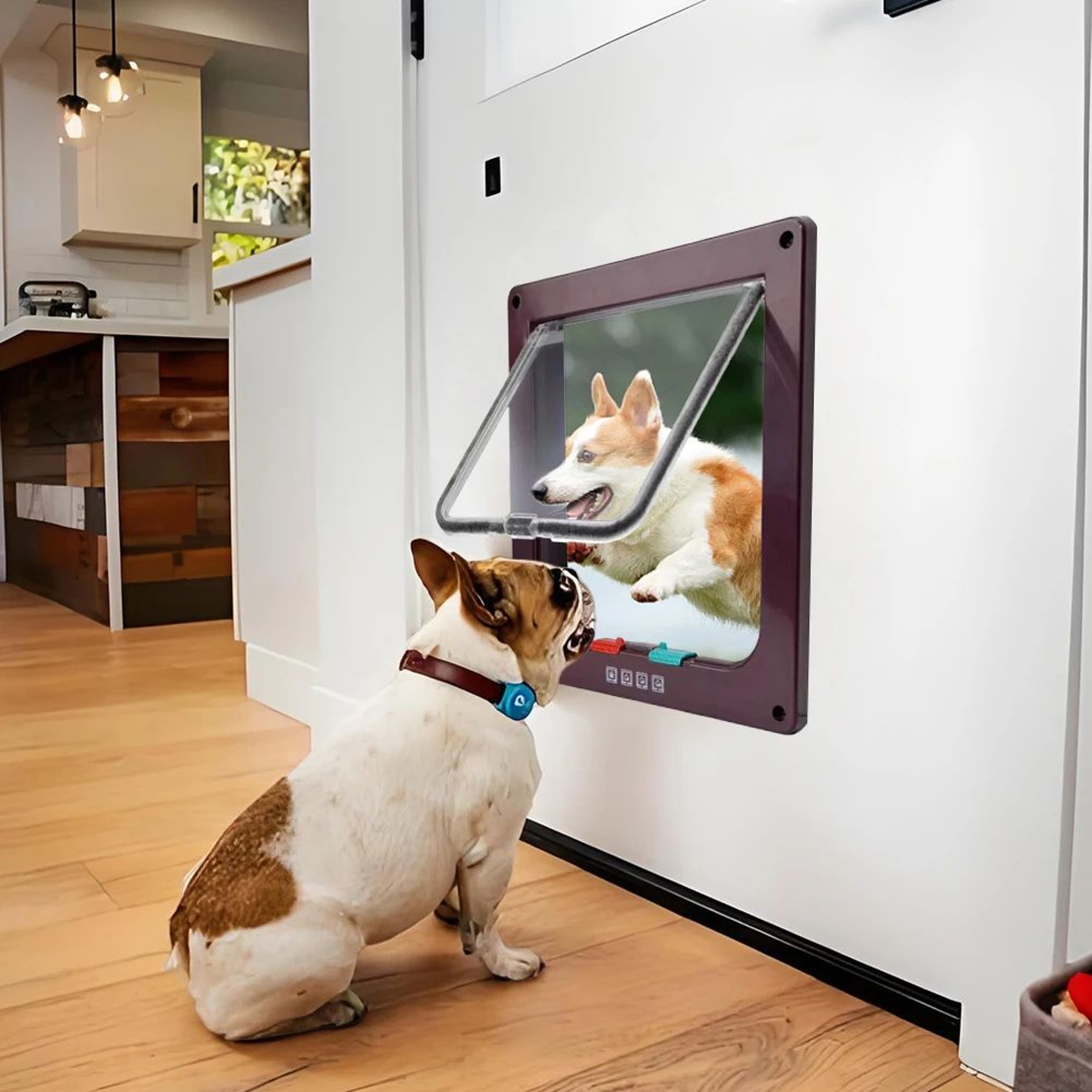 4 Way Locking Pet Flap Door 3