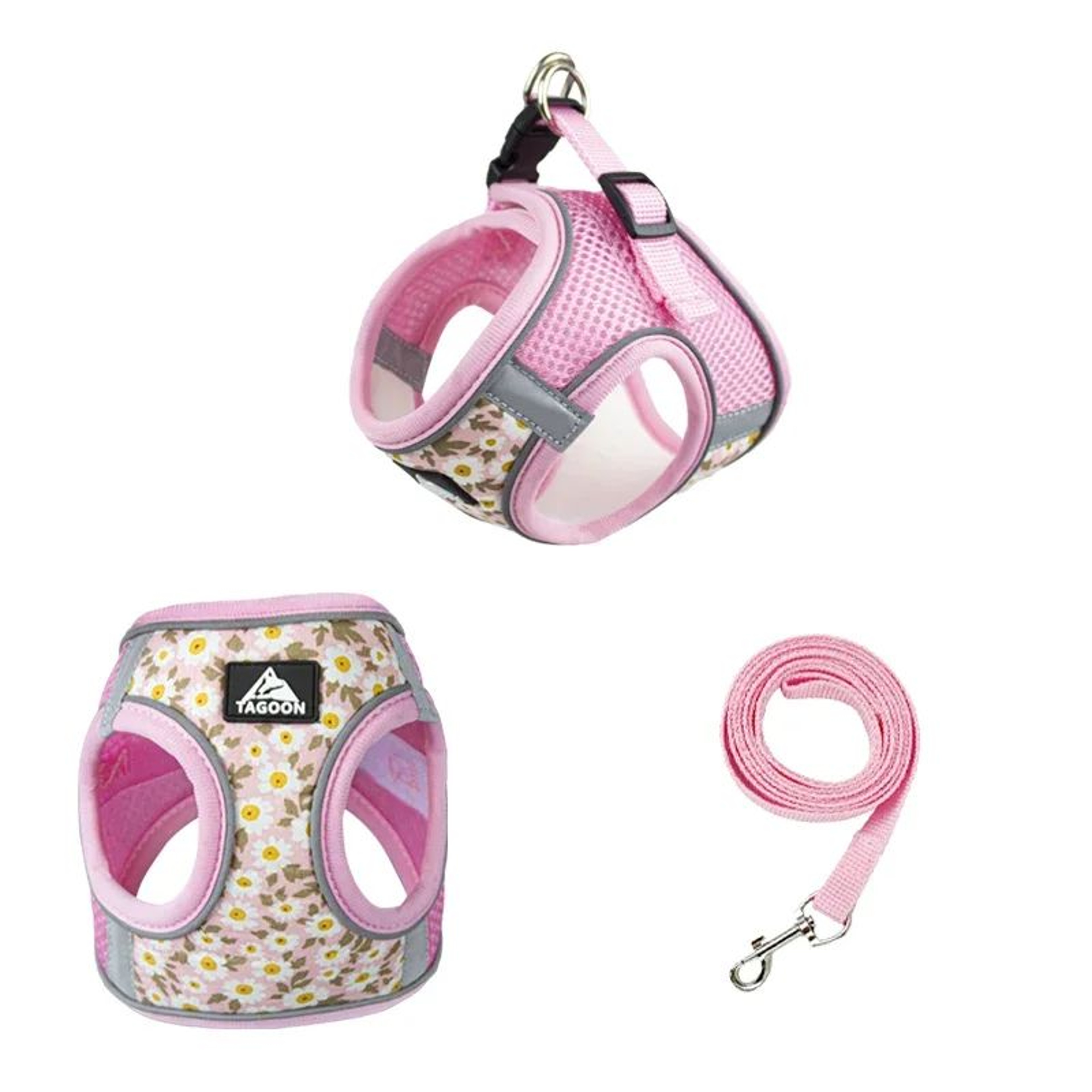 Reflective Anti Escape Pet Harness And Leash Set 5
