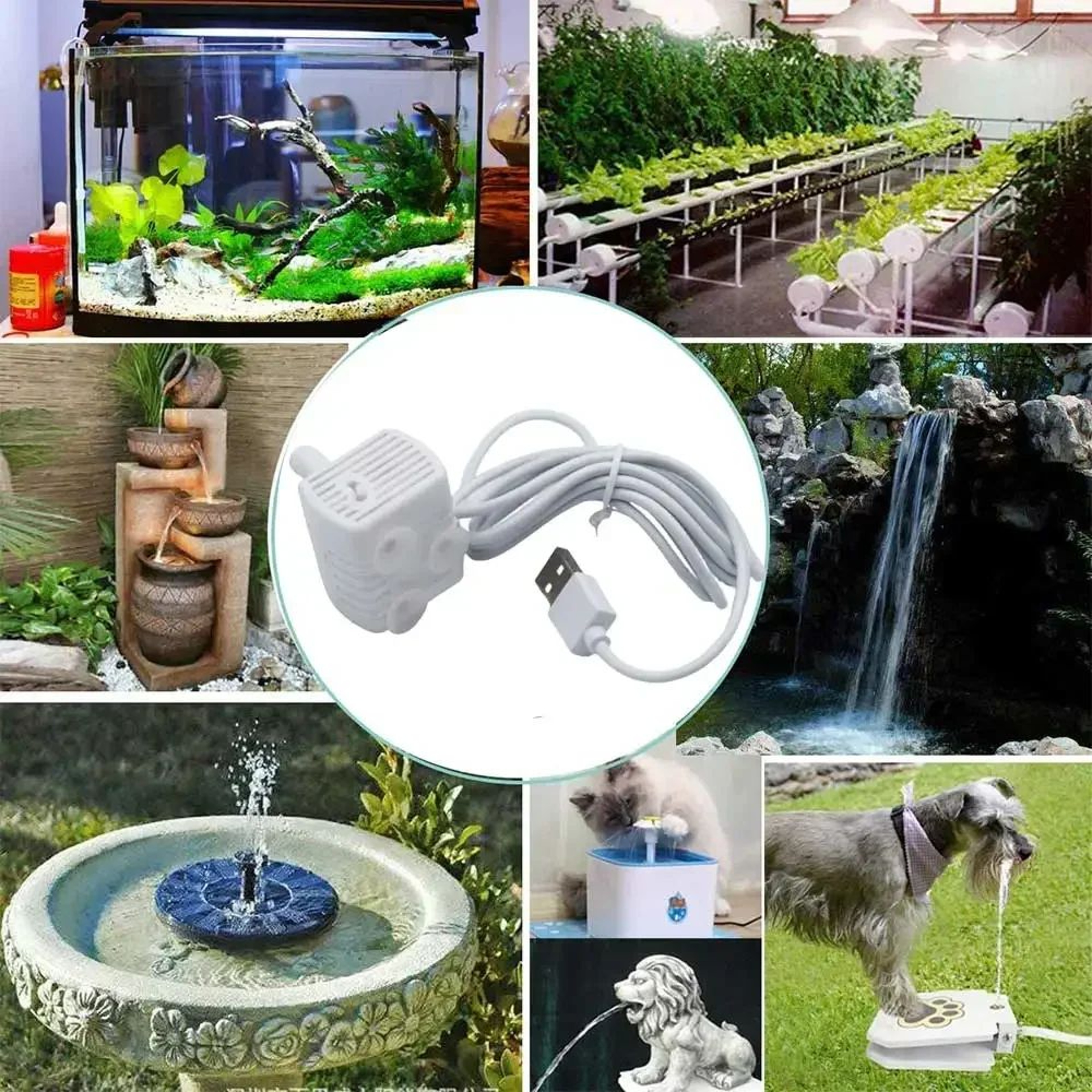Replacement Water Pump For Pet Fountain 3