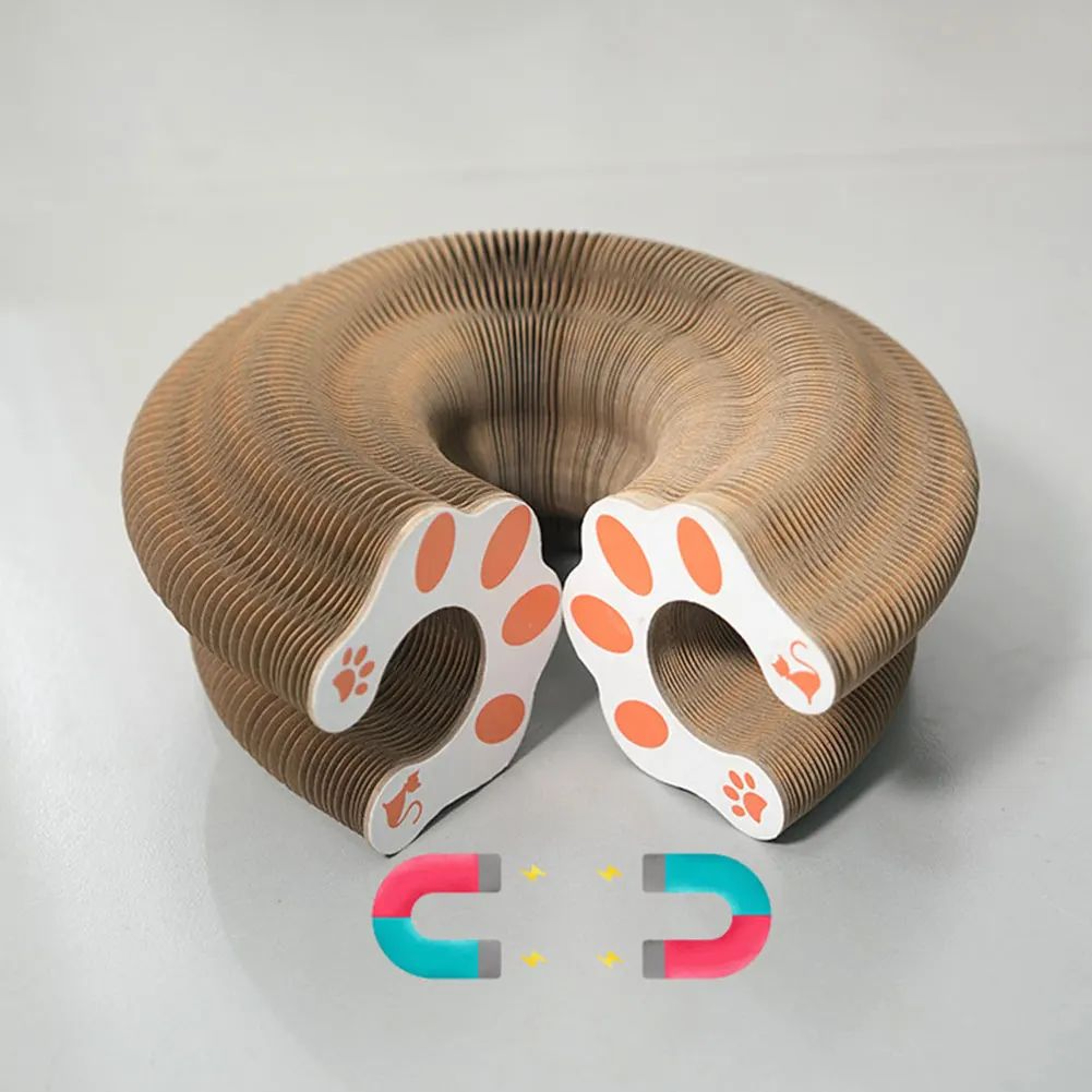 Foldable Corrugated Cat Scratching Toy Board 2
