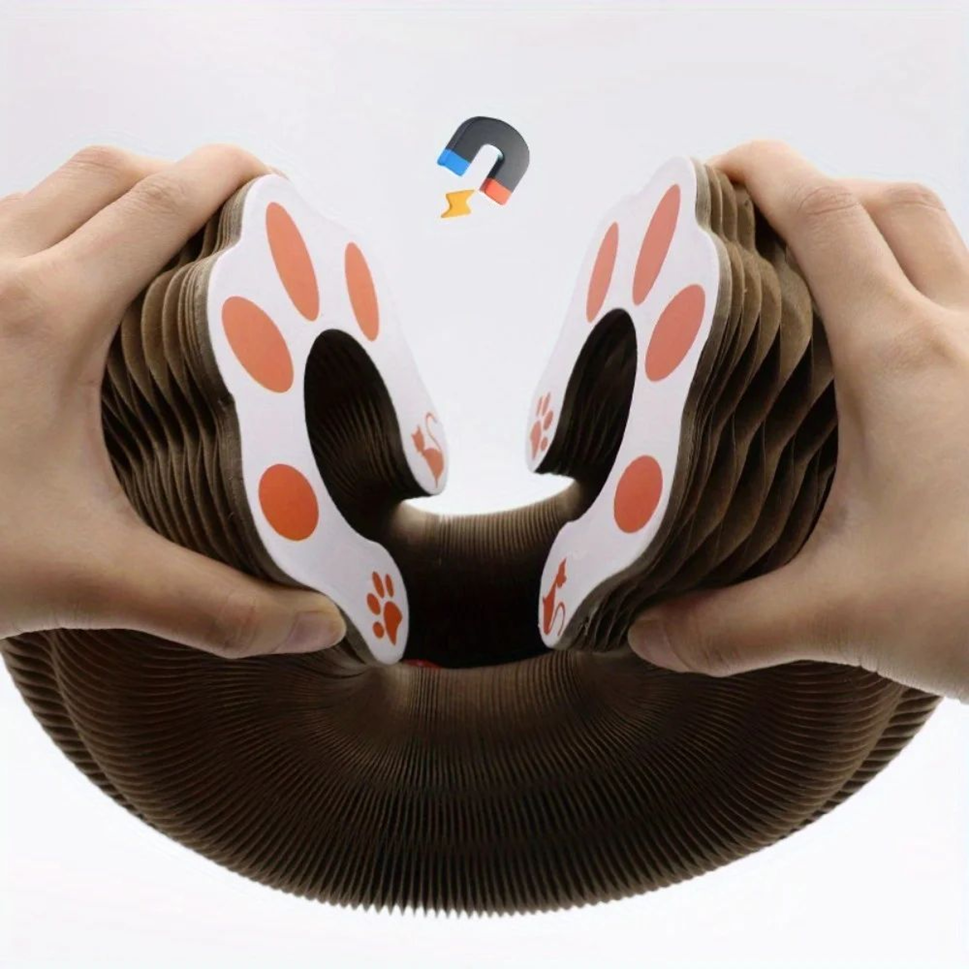 Twistable Cardboard Cat Scratcher Toy 1