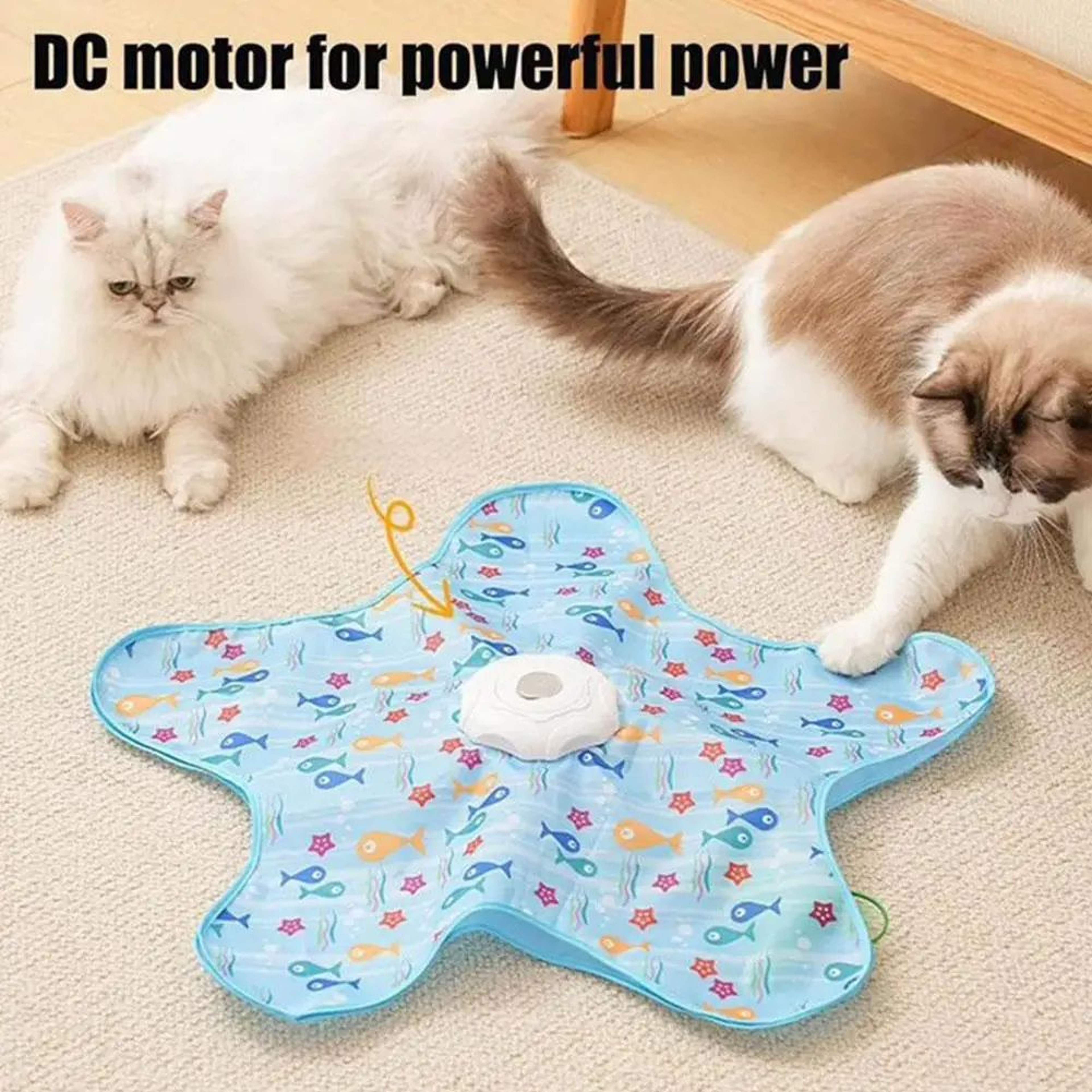 Automatic Turntable Interactive Cat Feather Toy 2