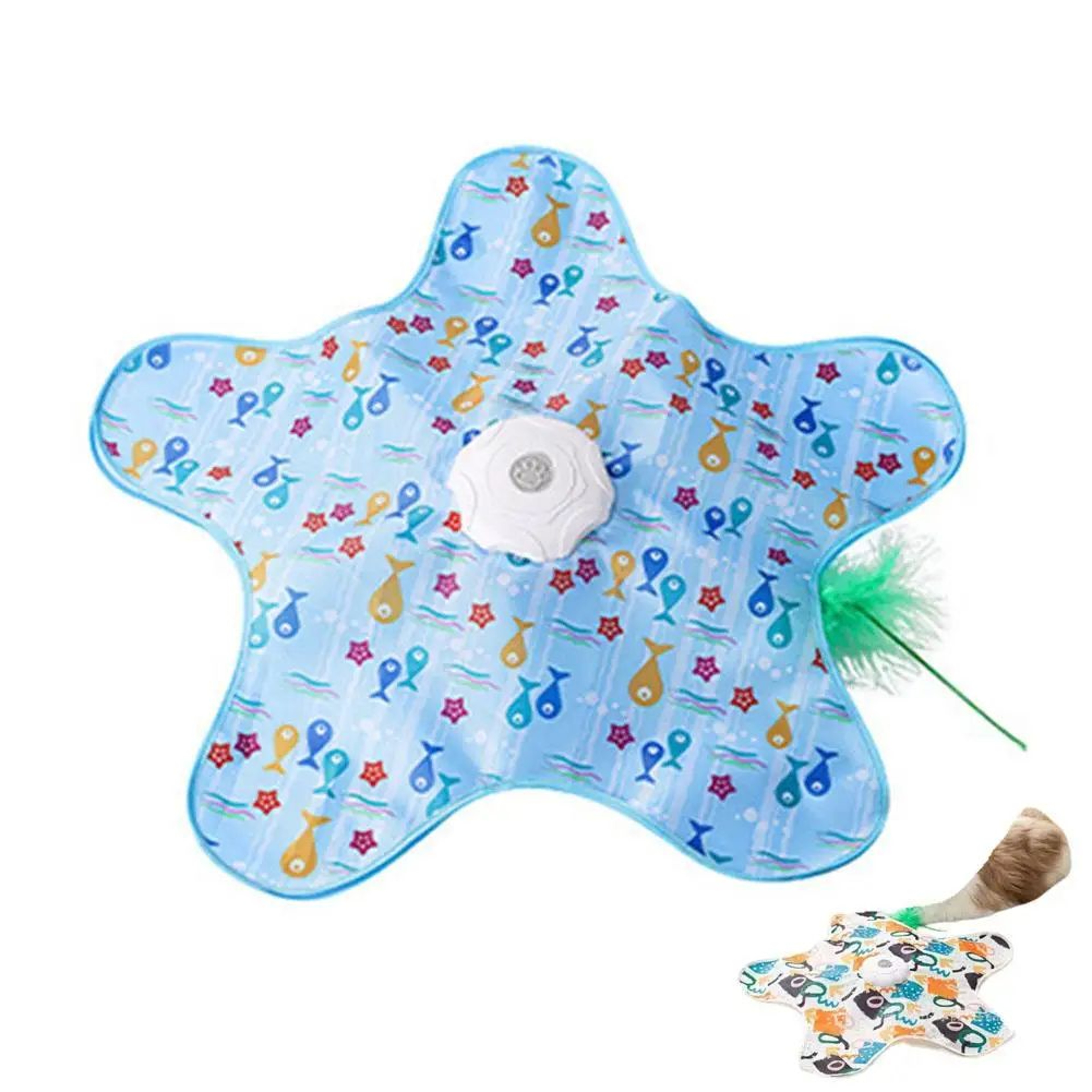 Automatic Turntable Interactive Cat Feather Toy 7