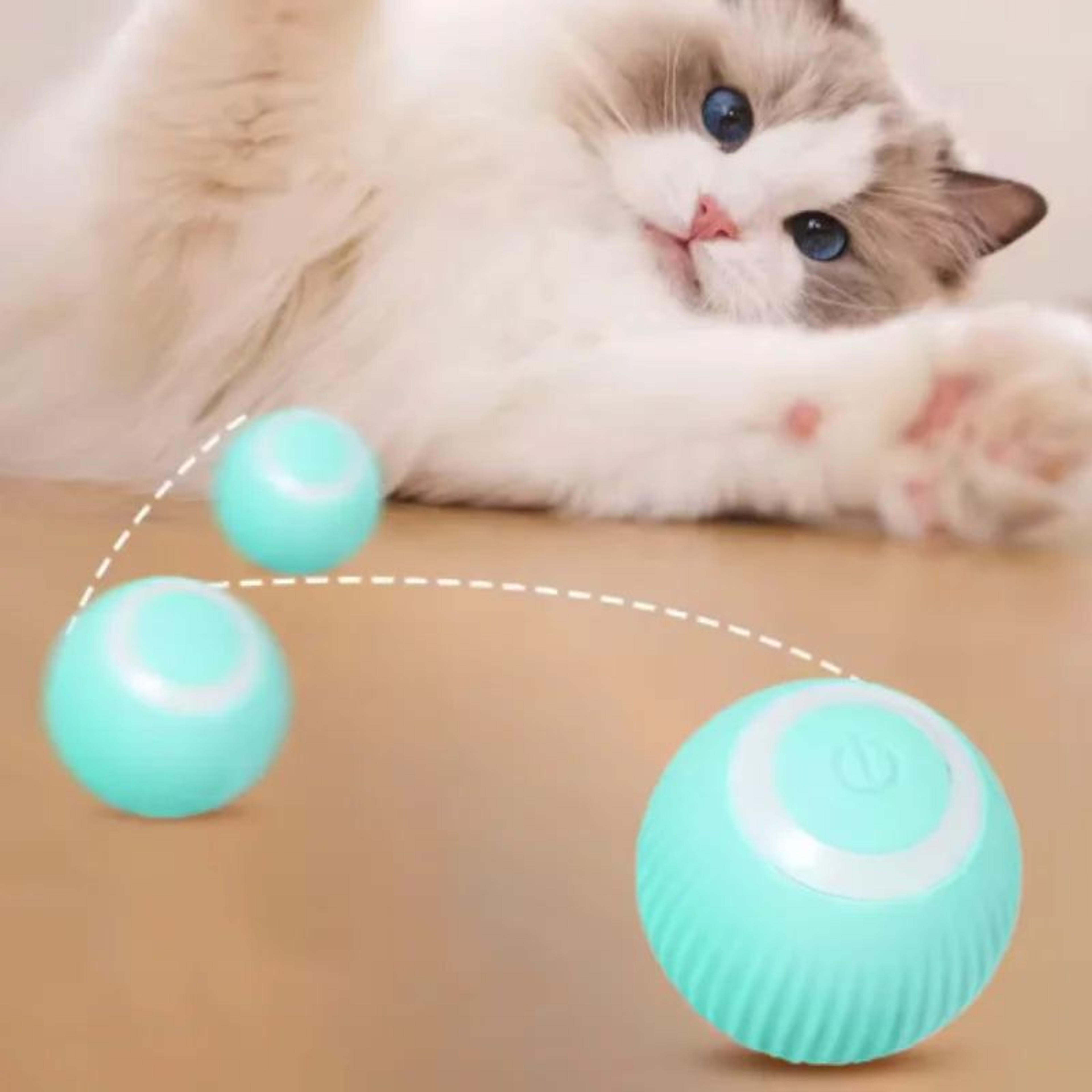 Smart Automatic Rolling Cat Ball Toy For Indoor Cats 1