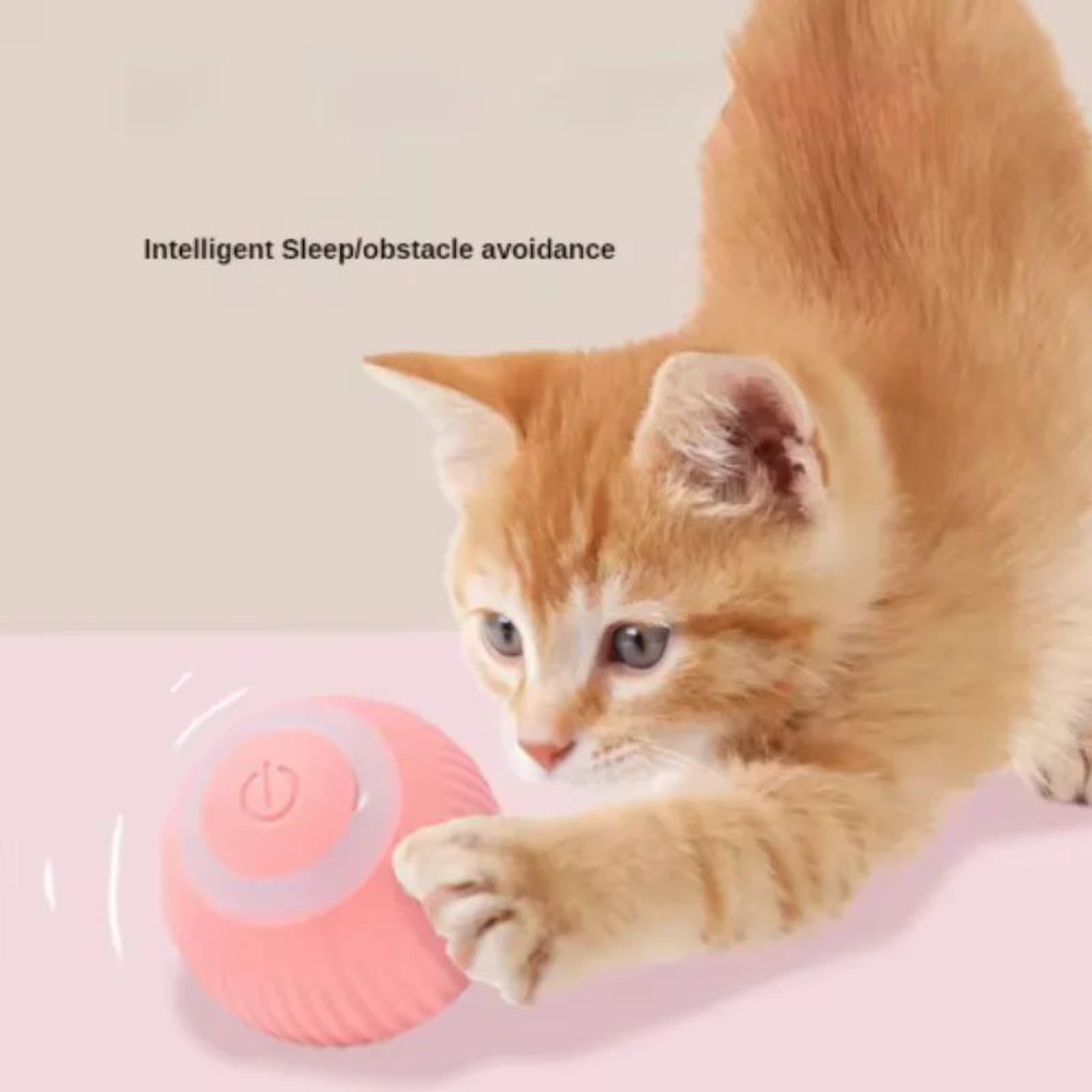 Smart Automatic Rolling Cat Ball Toy For Indoor Cats 2