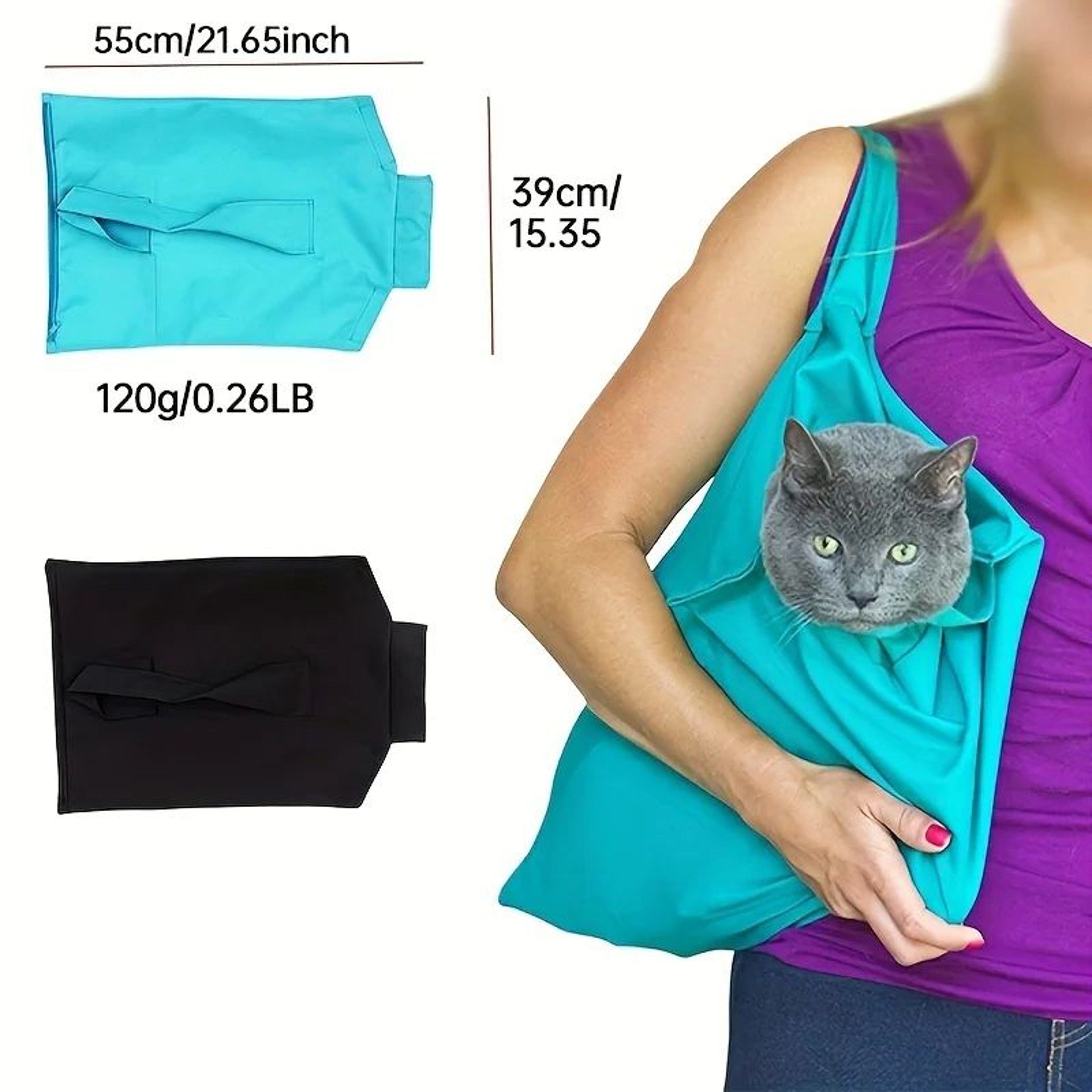 Comfy Soothing Cat Carrier With Grooming Pouch 3
