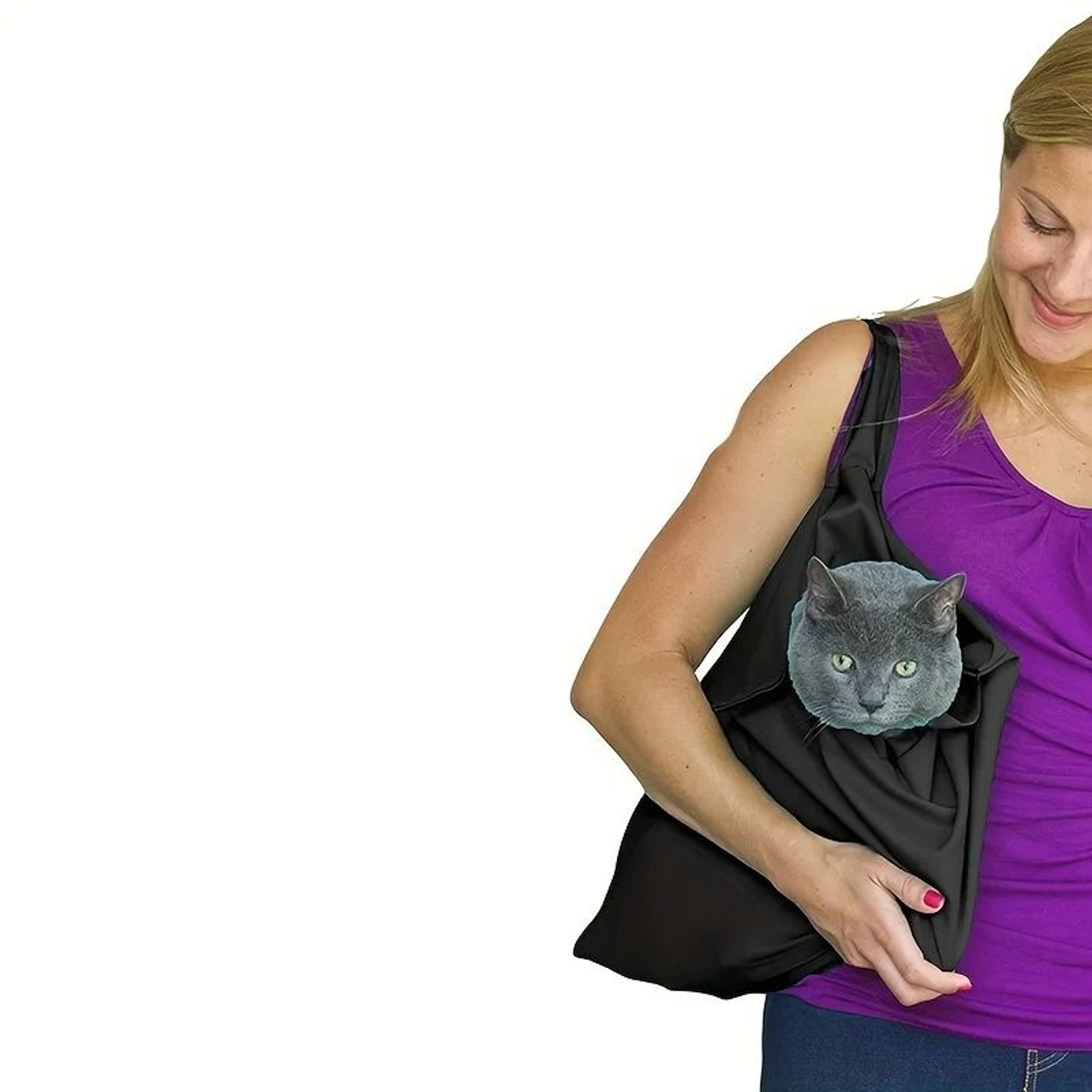 Comfy Soothing Cat Carrier With Grooming Pouch 5