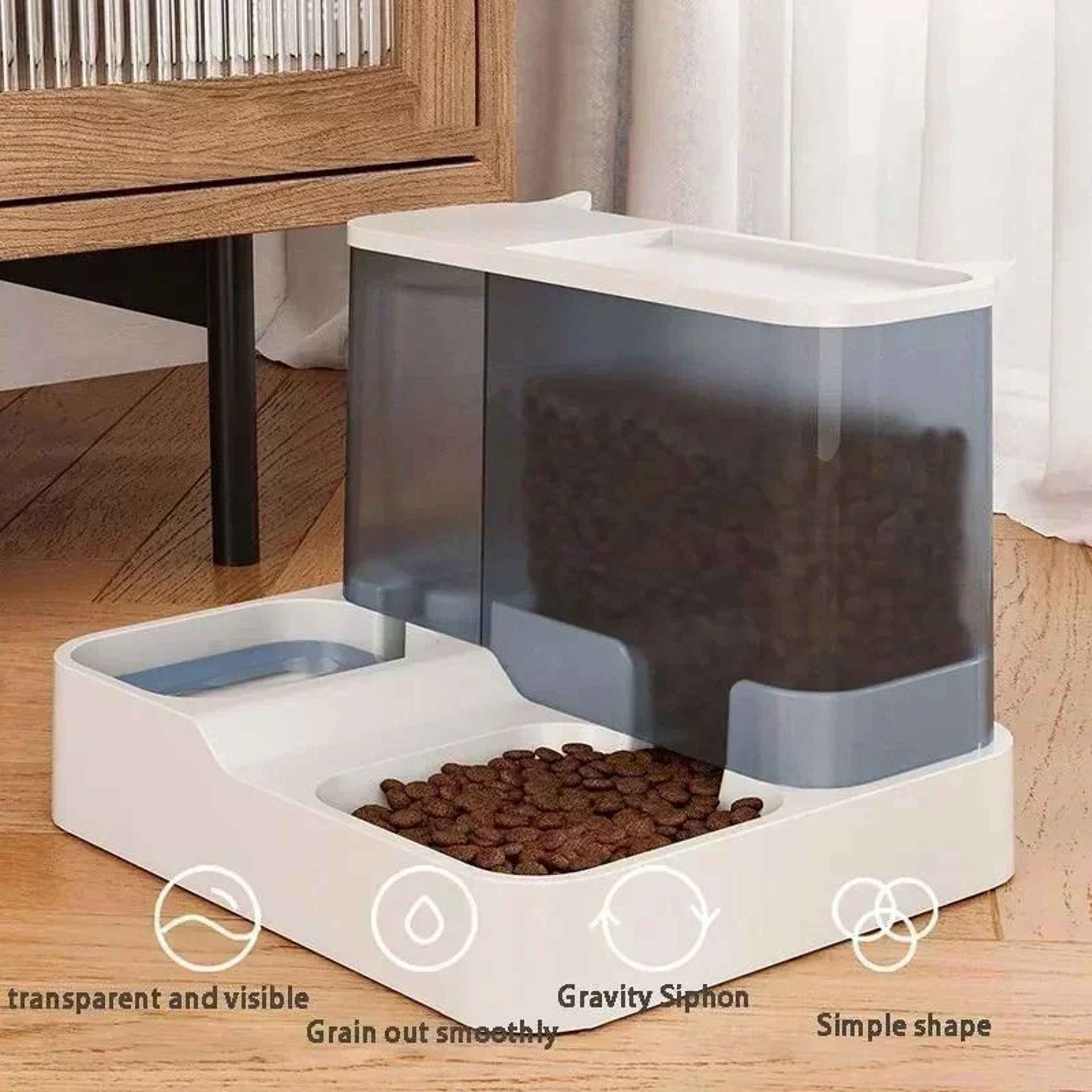 22L Automatic Pet Feeder And Water Dispenser 4