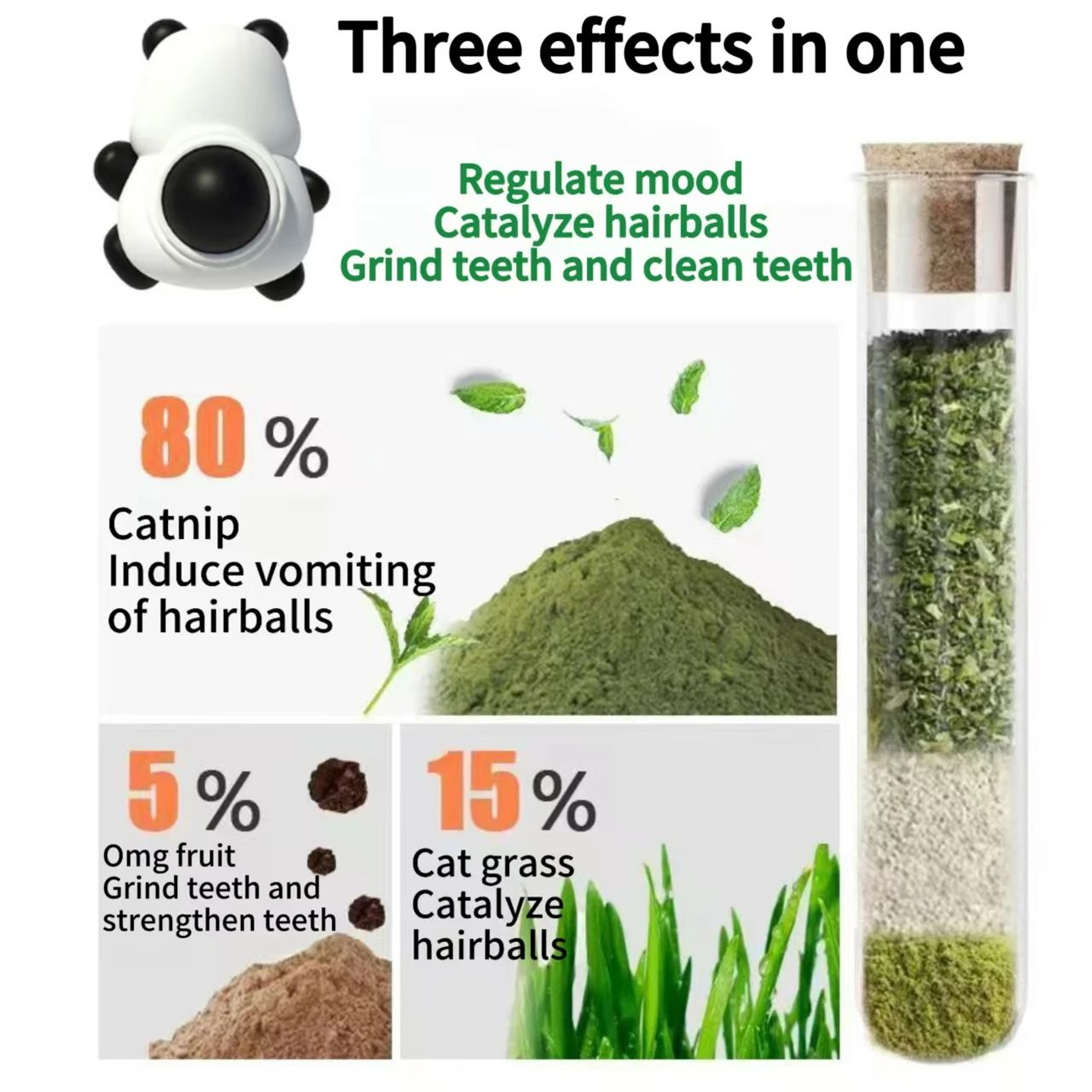 Natural Catnip Wall Sticky Ball Toy 4