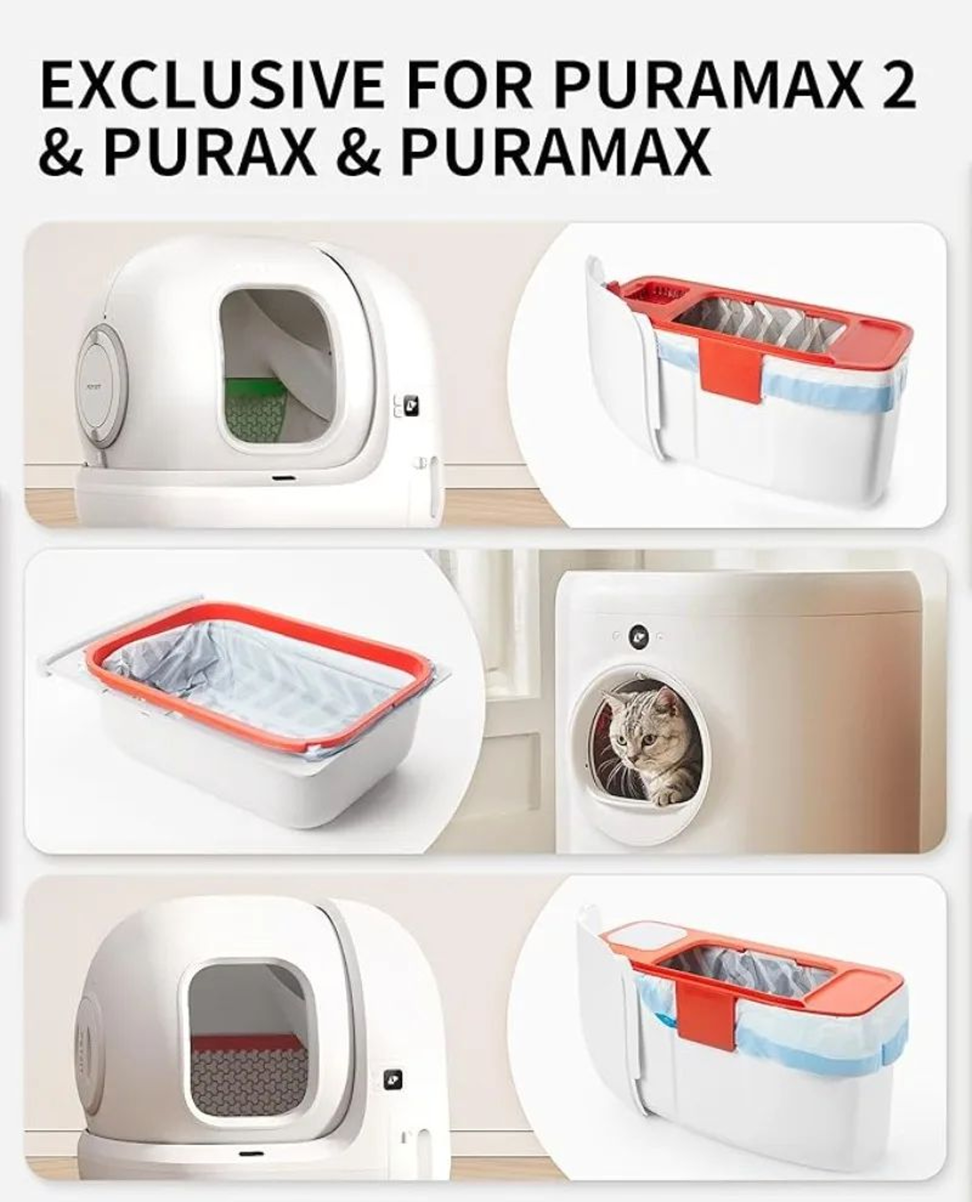 PETKIT Pura Max Thick Litter Box Trash Bags 6
