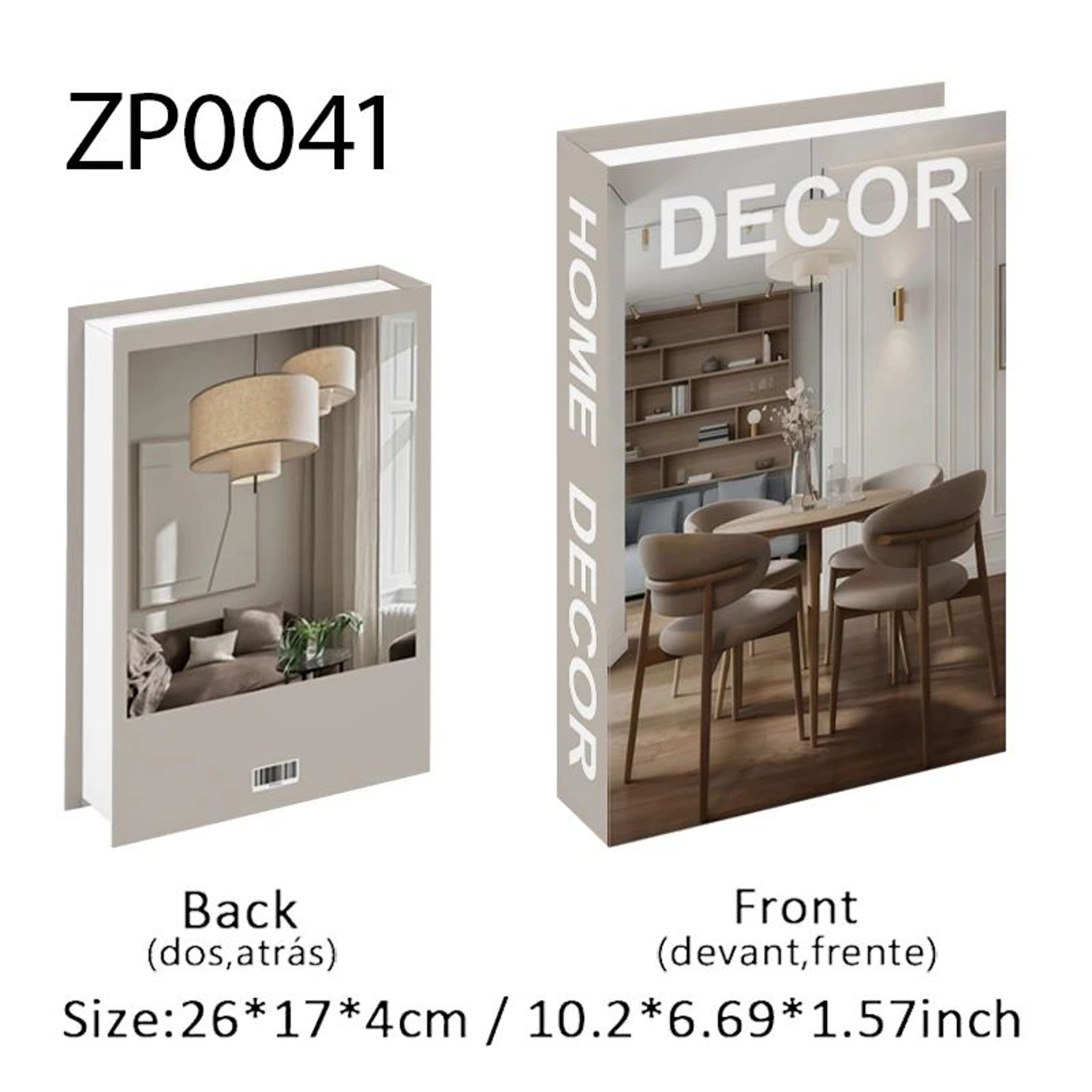 Luxury Decorative Faux Book Storage Box Set 17