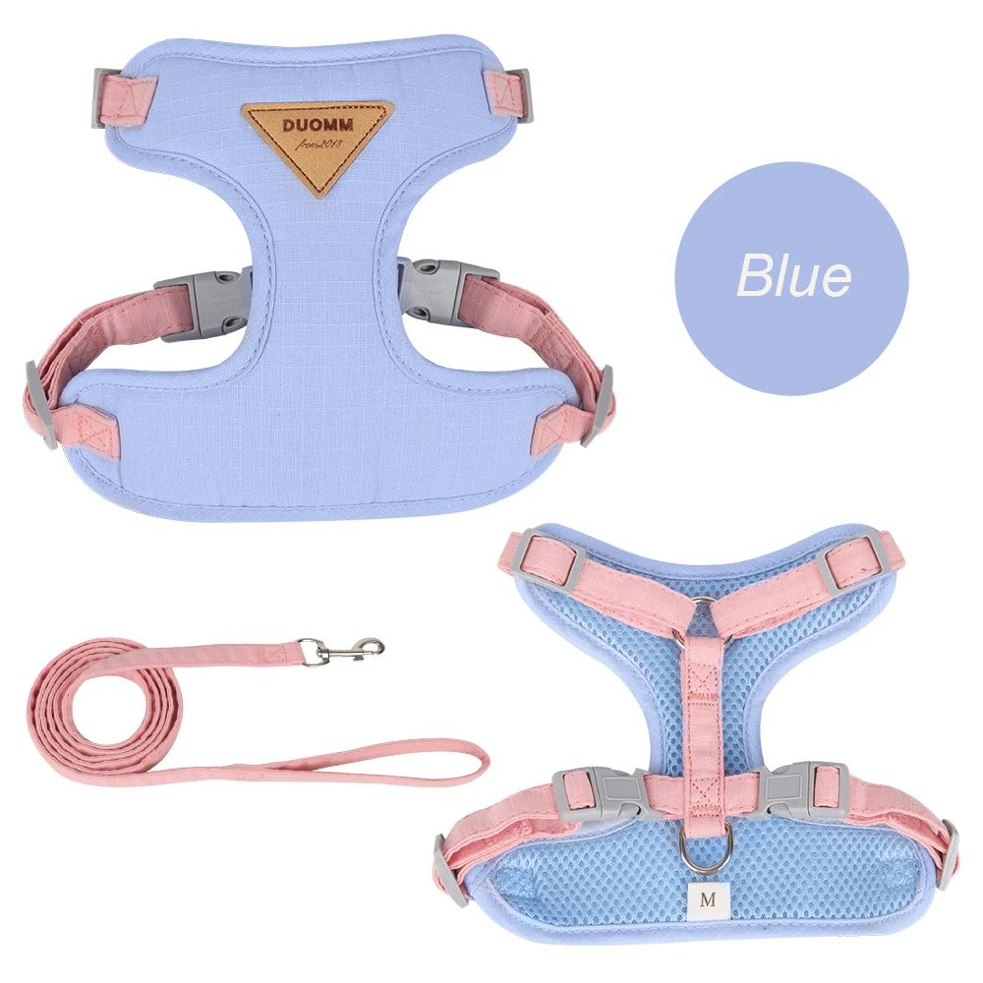 Adjustable Soft Cat Harness And Leash Set 9
