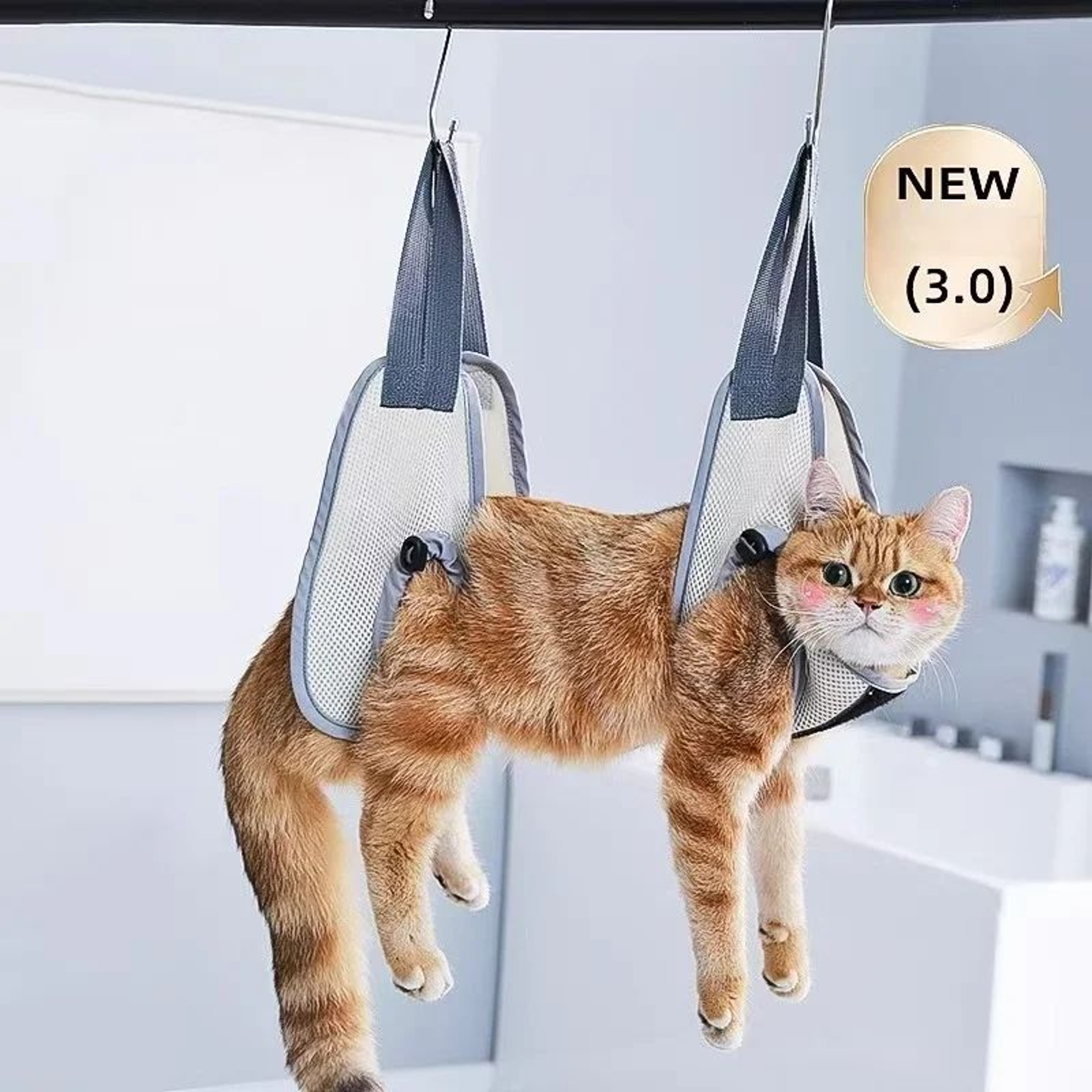 Adjustable Pet Grooming Hammock Helper 0