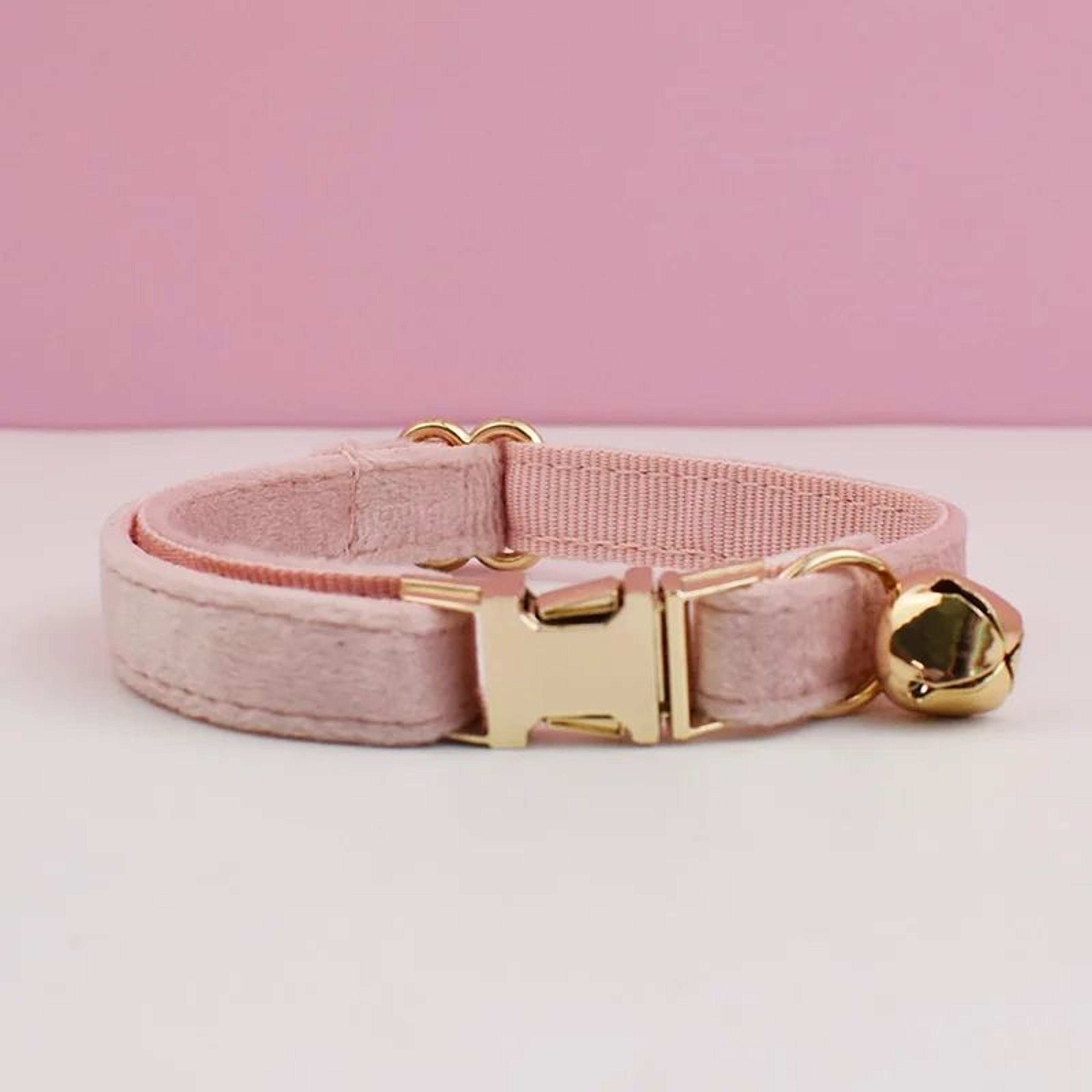 Personalized Velvet Cat Collar With Bow Tie And Bell 11