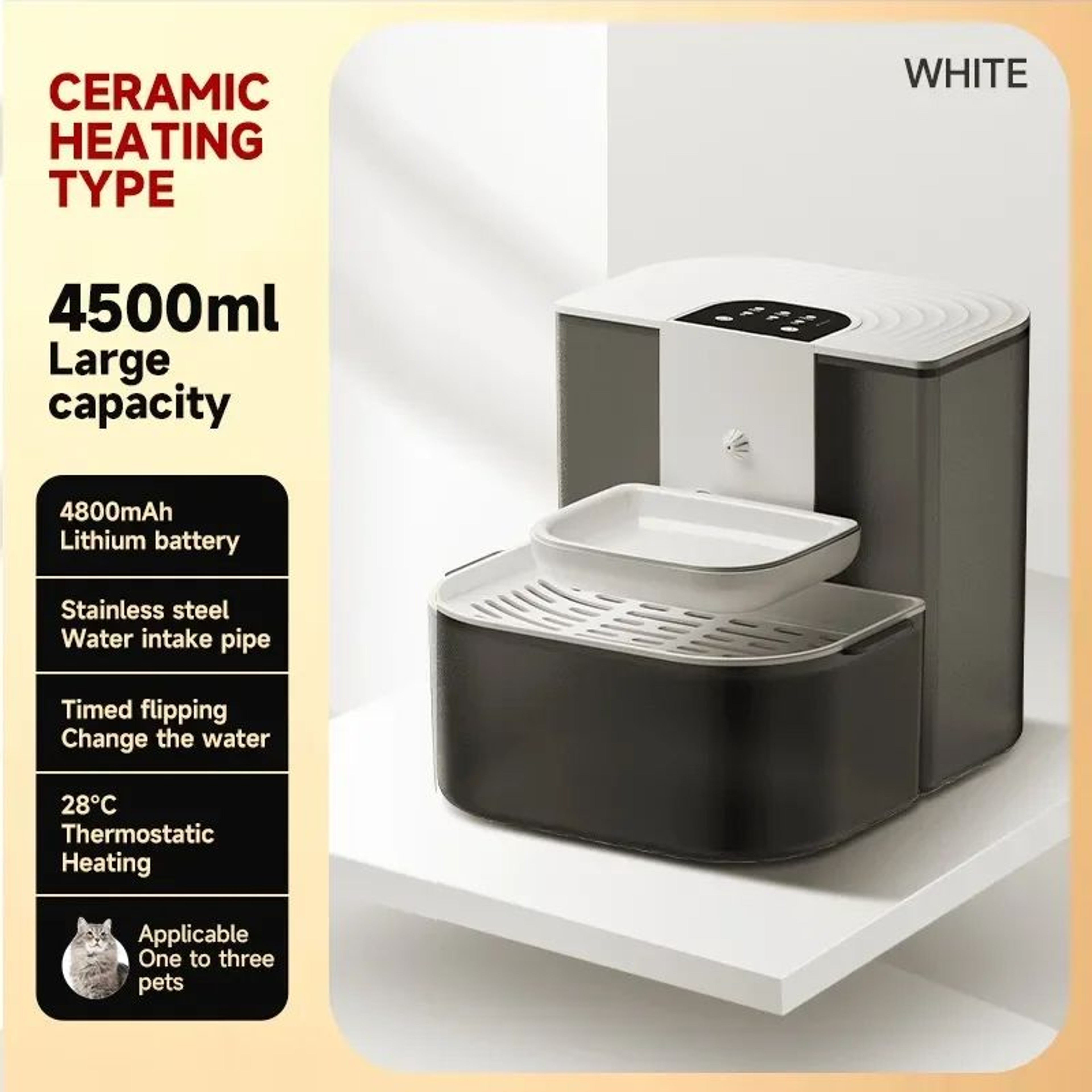 Smart 45L Automatic Pet Water Fountain With Remote Control 10