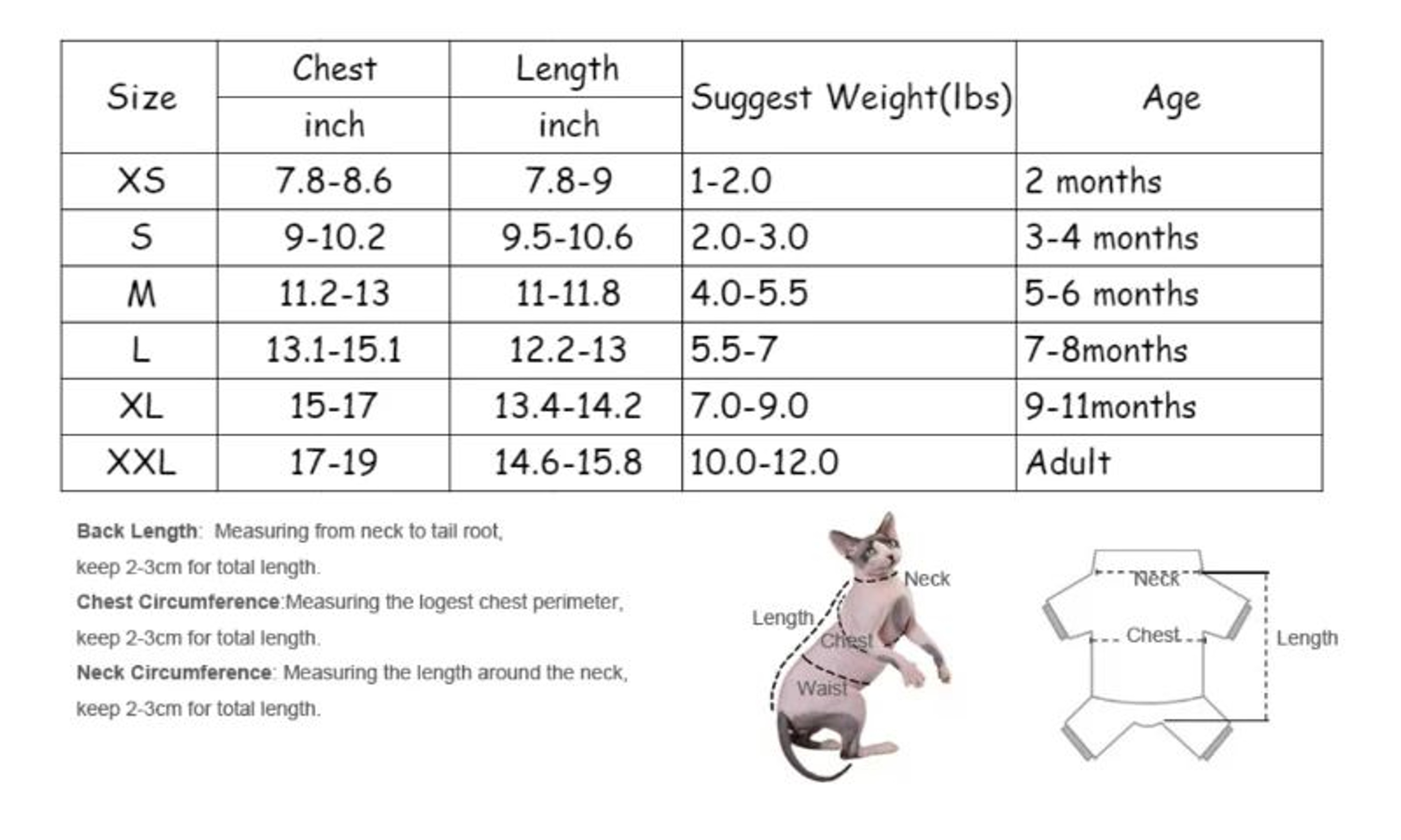 Fluffy Double Sided Winter Jacket for Sphynx Cats – view 7