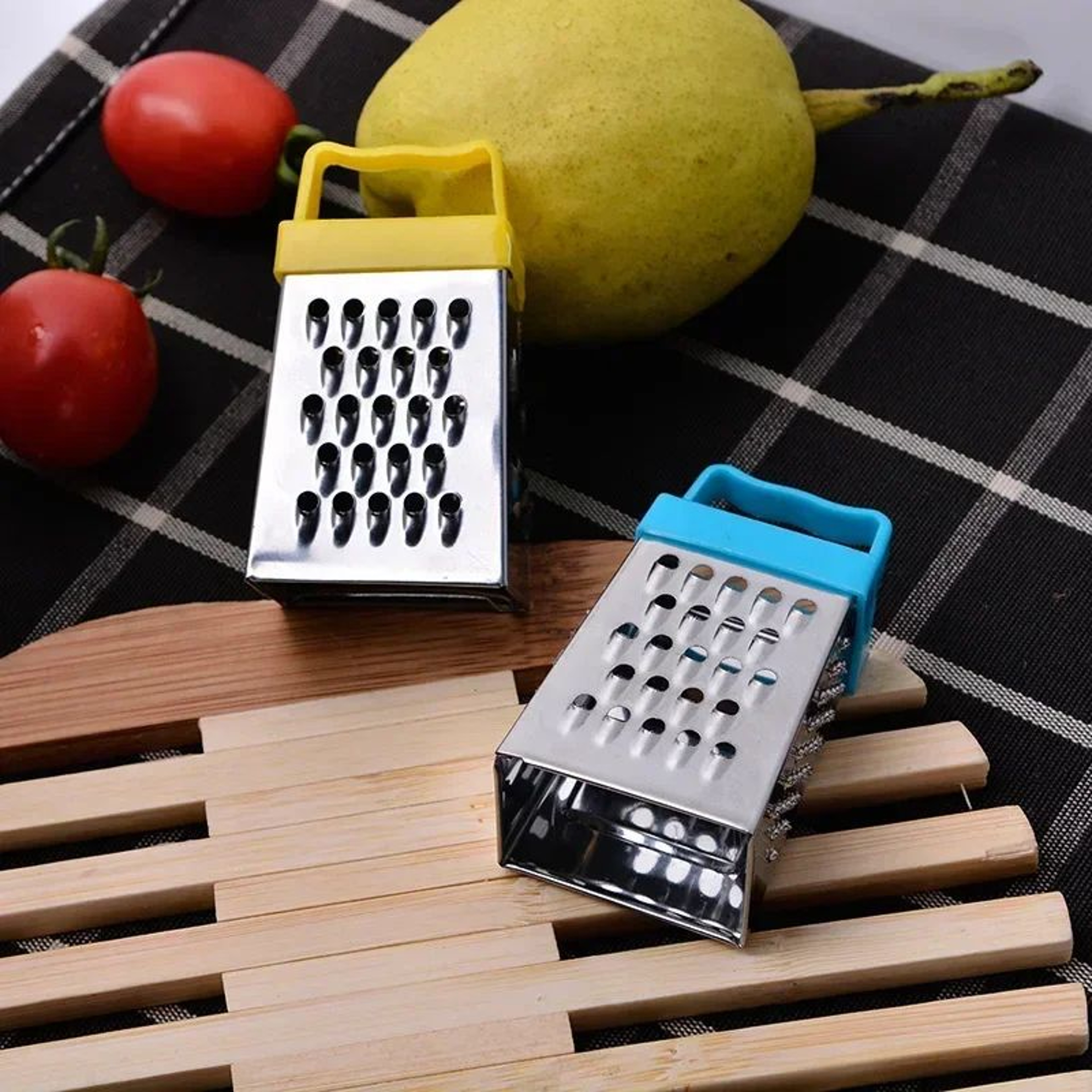 Mini Stainless Steel 4 Sided Kitchen Grater 6