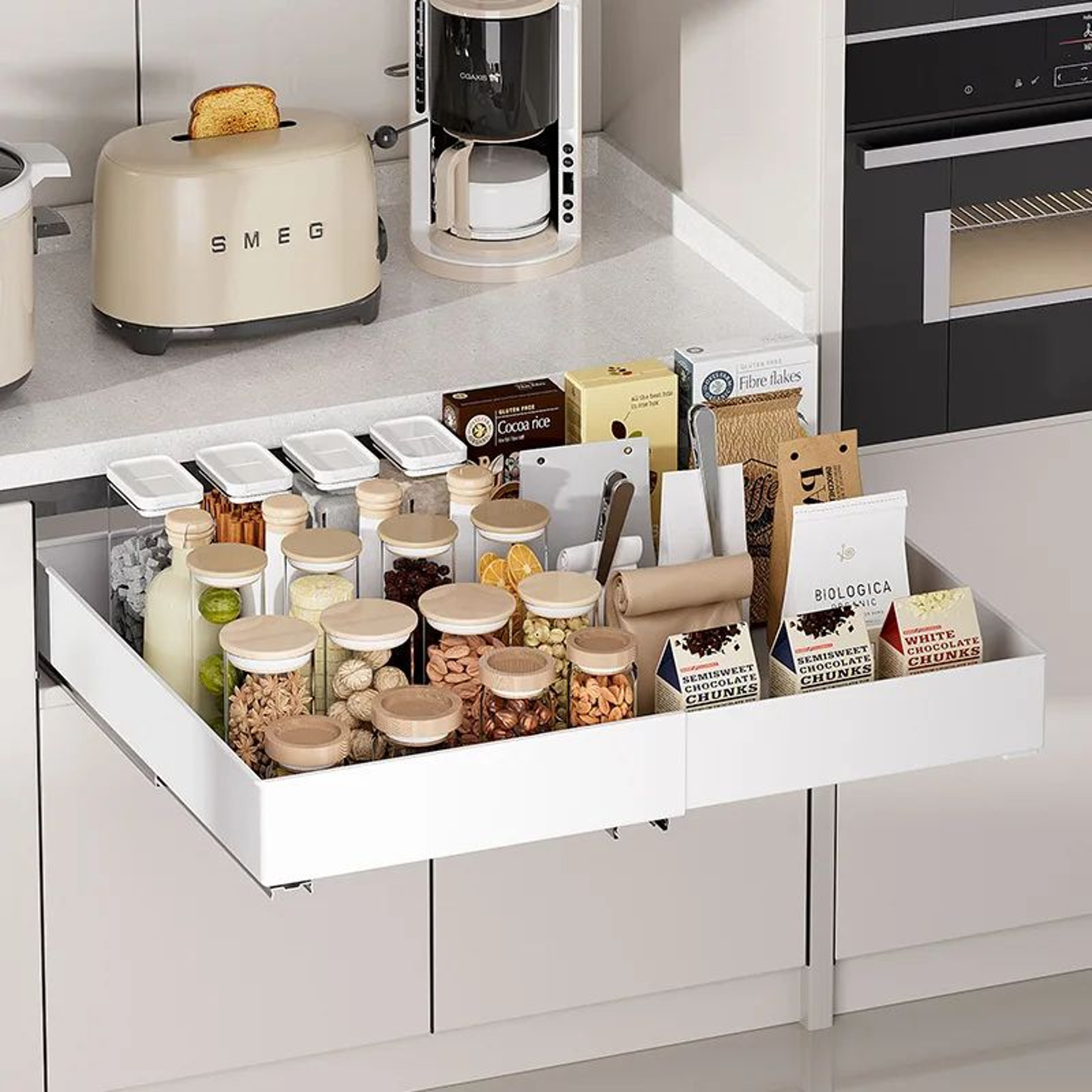 Expandable Pull Out Cabinet Storage Organizer 3