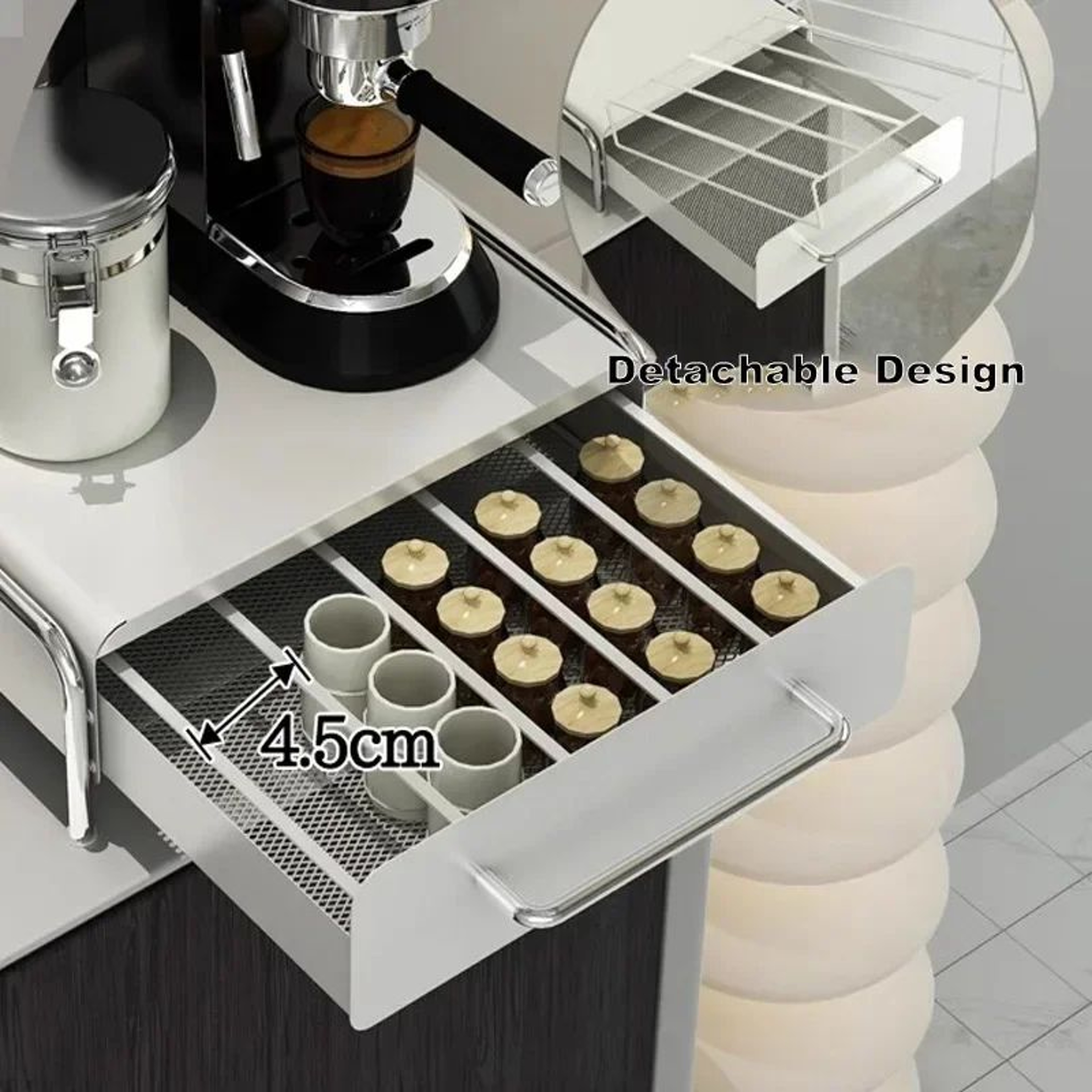 Coffee Capsule Storage Drawer Display Rack 3