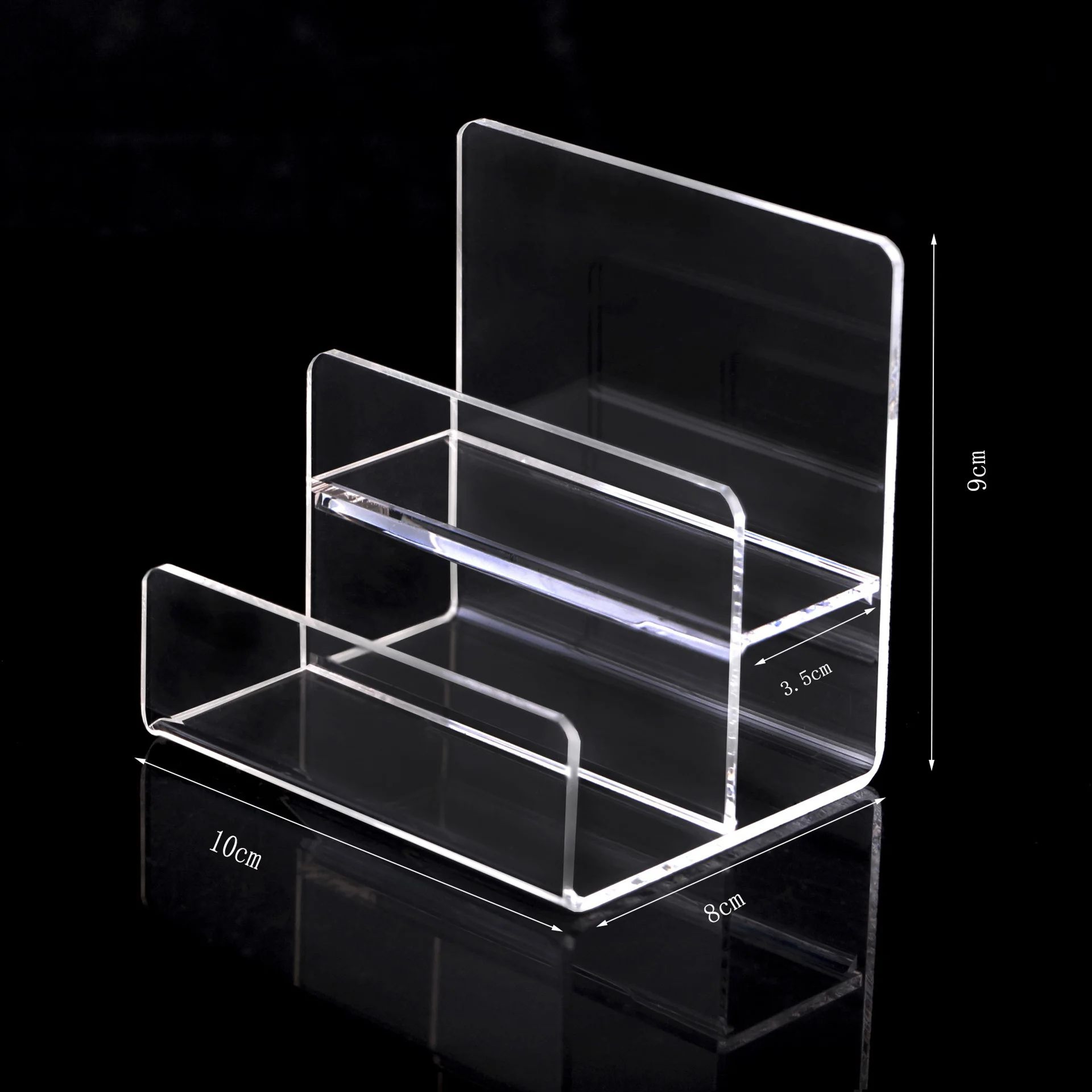 Clear Acrylic Tiered Display Shelf Organizer 10
