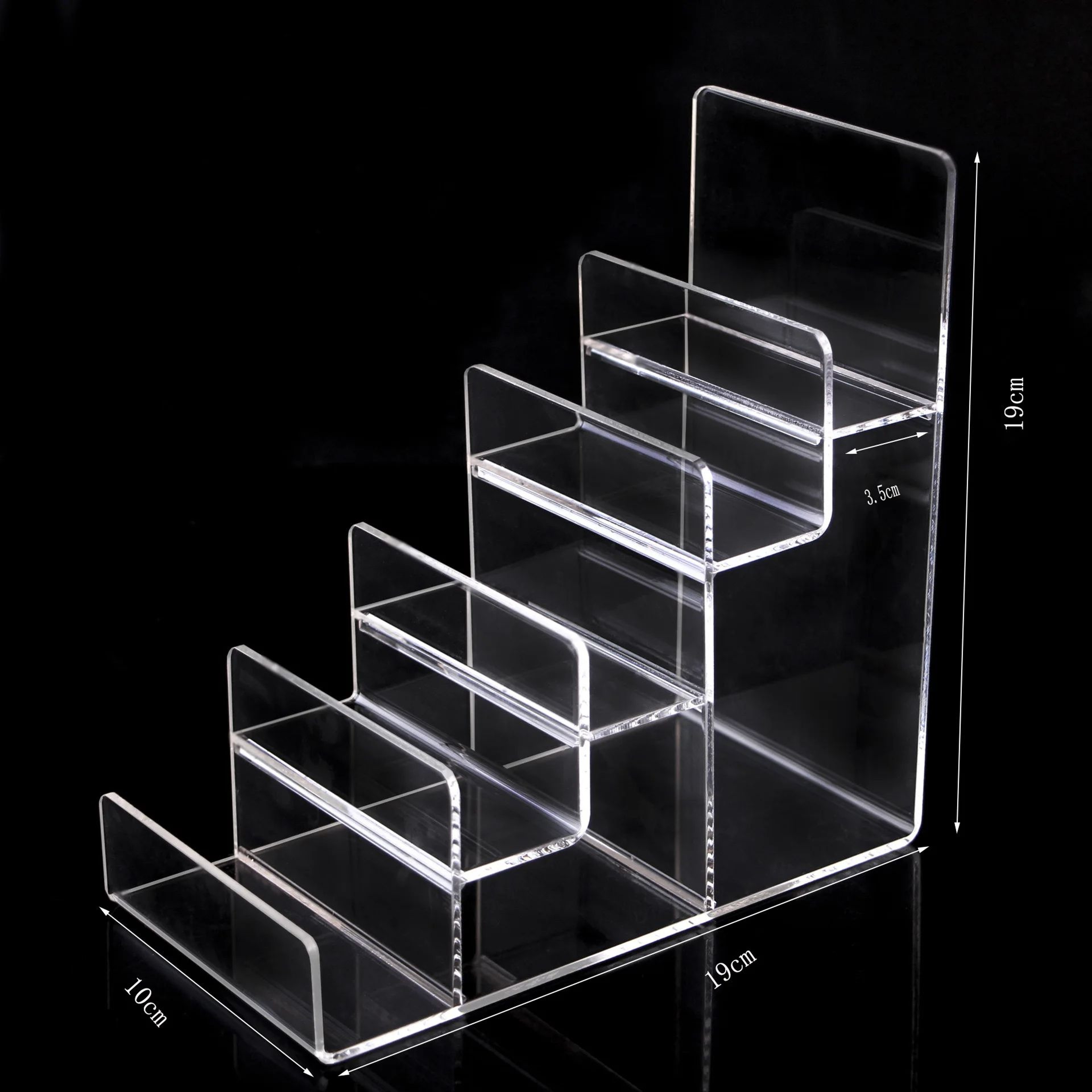 Clear Acrylic Tiered Display Shelf Organizer 13