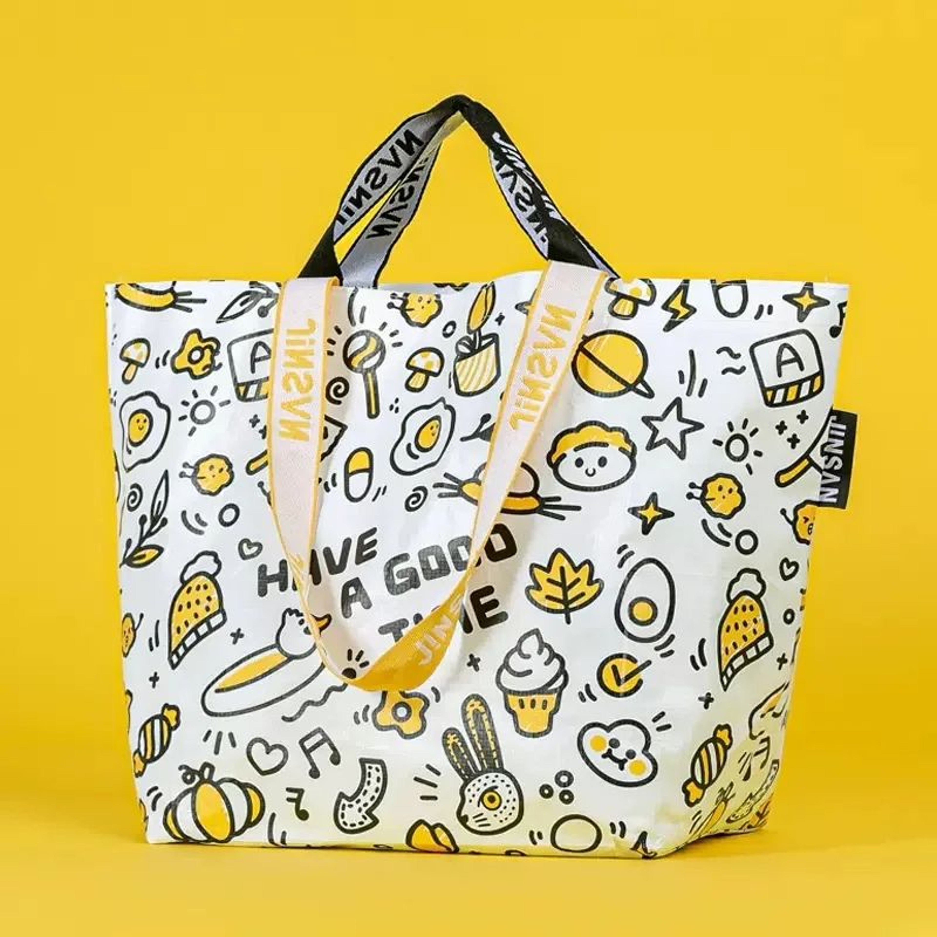 Large Capacity Reusable Shopping Shoulder Tote Bag 1