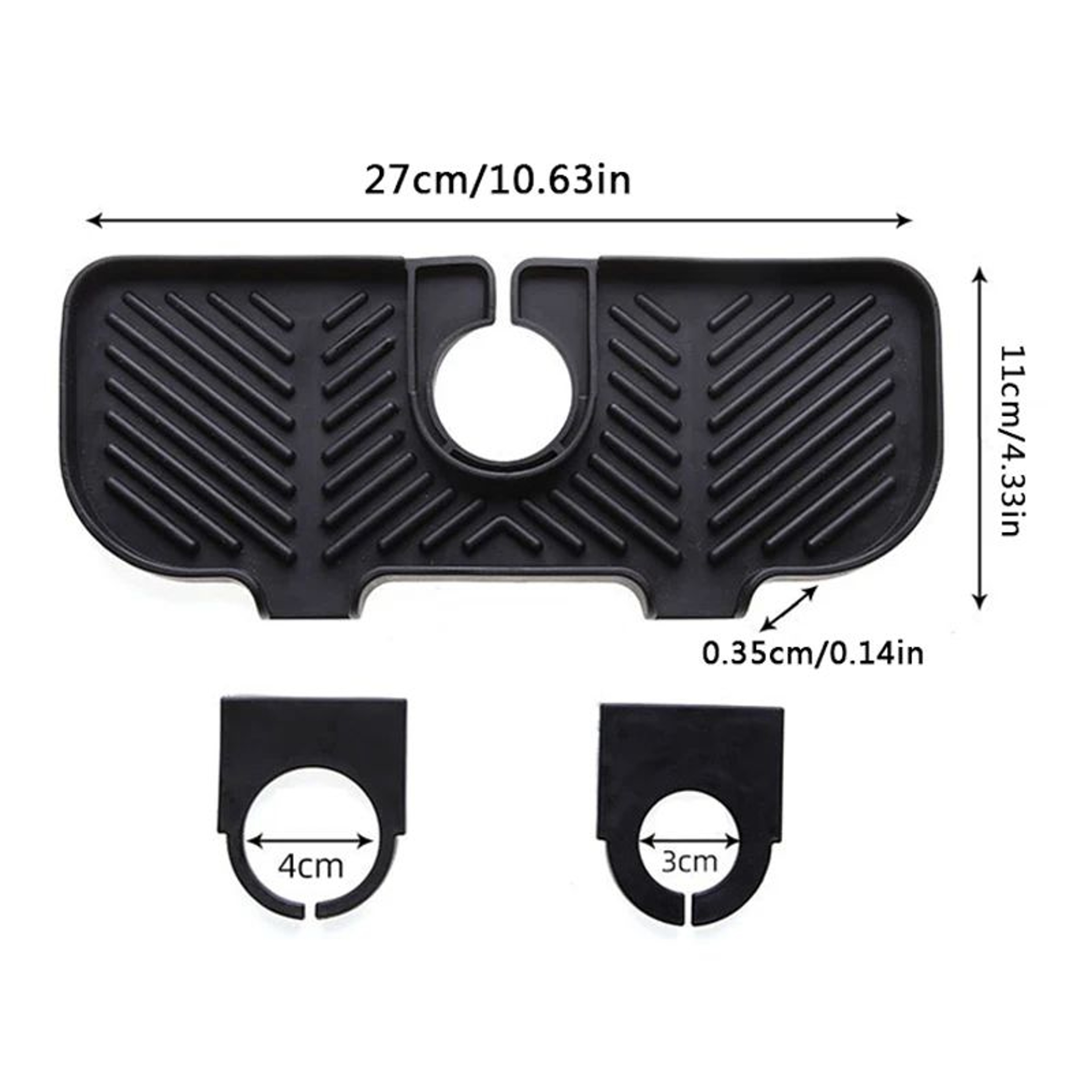 Self Draining Silicone Soap Holder And Sponge Tray 7
