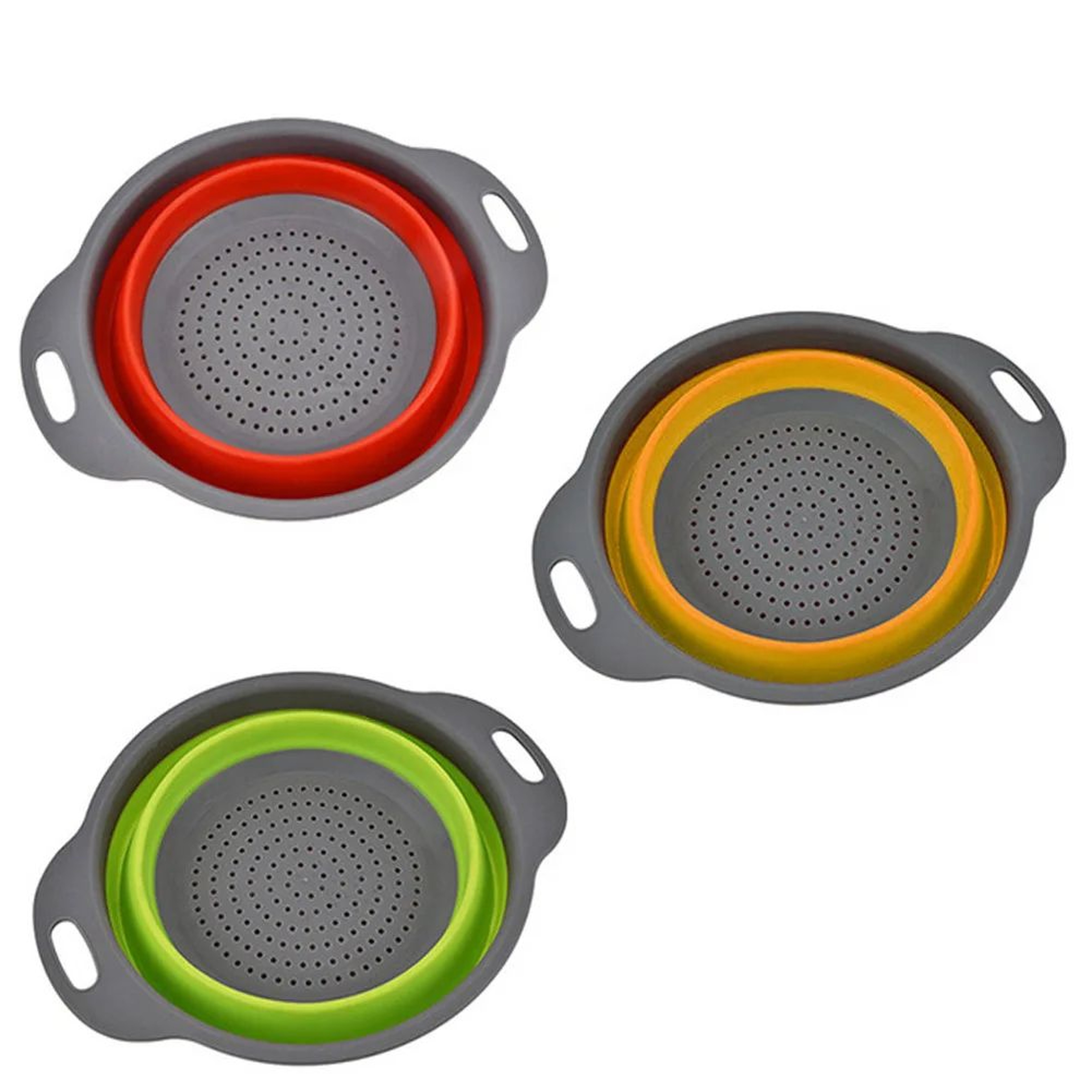 Foldable Silicone Fruit And Vegetable Drain Basket 8
