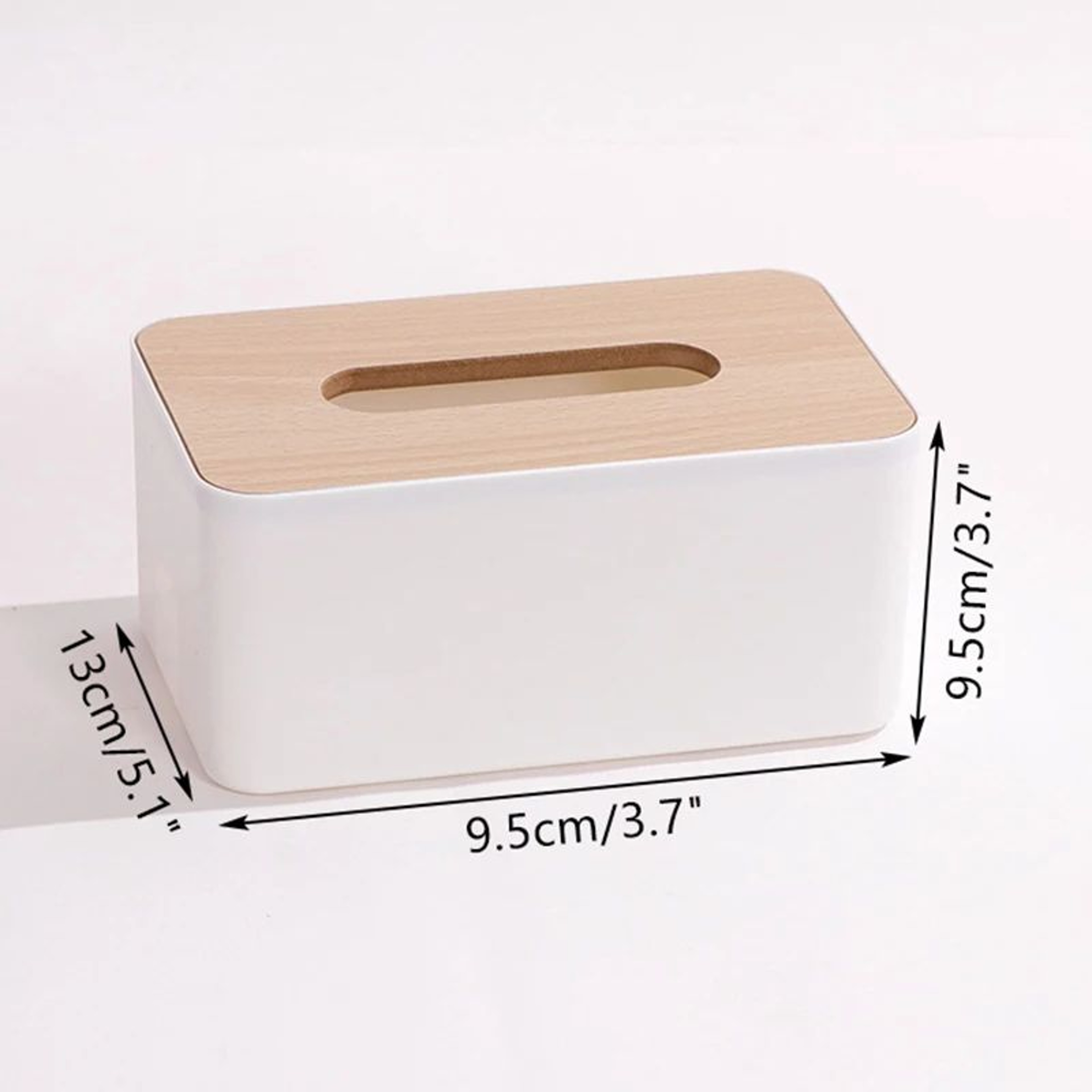 Luxury Bamboo Tissue Box Cover Holder 5