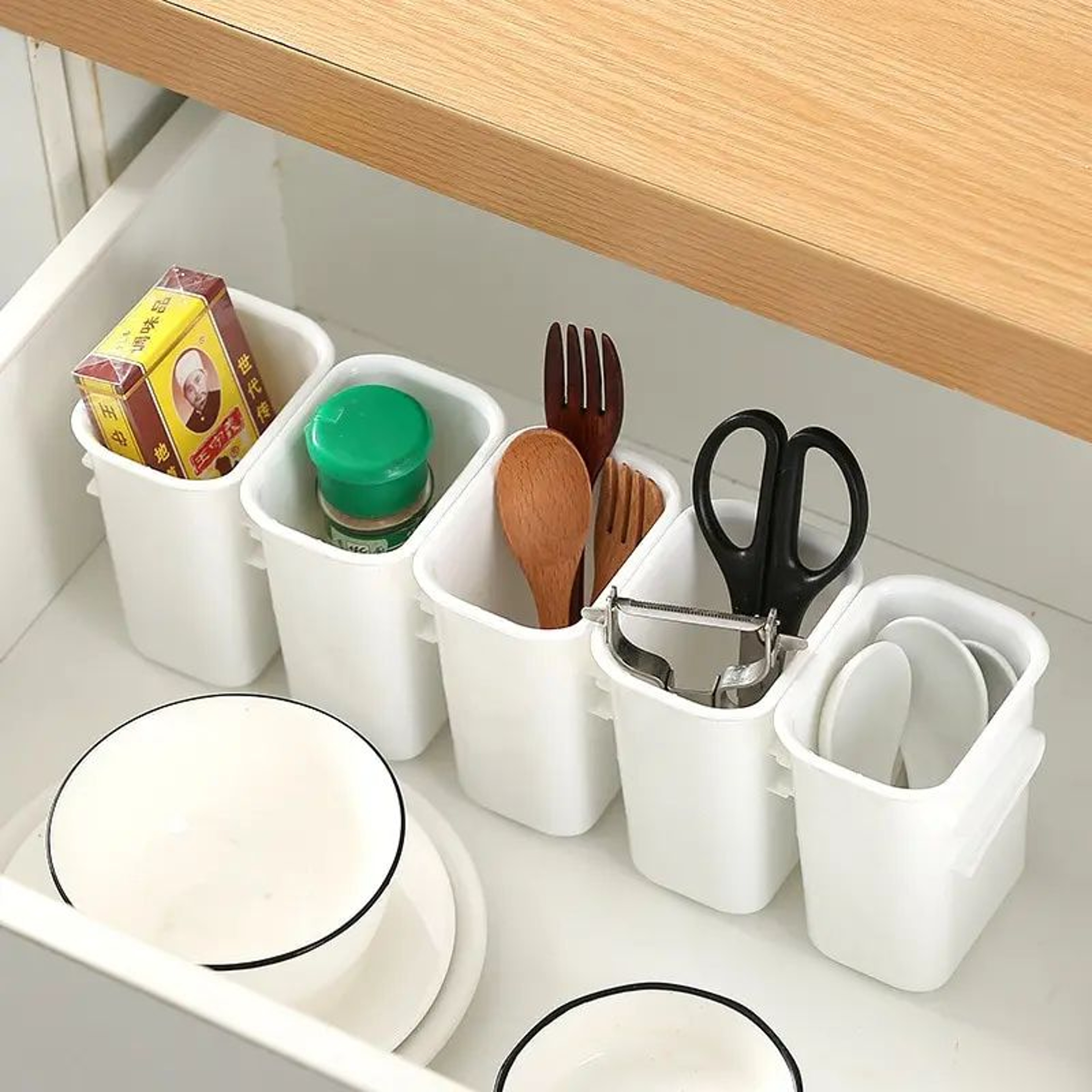 Refrigerator Side Door Food Storage Organizer Box Set 2