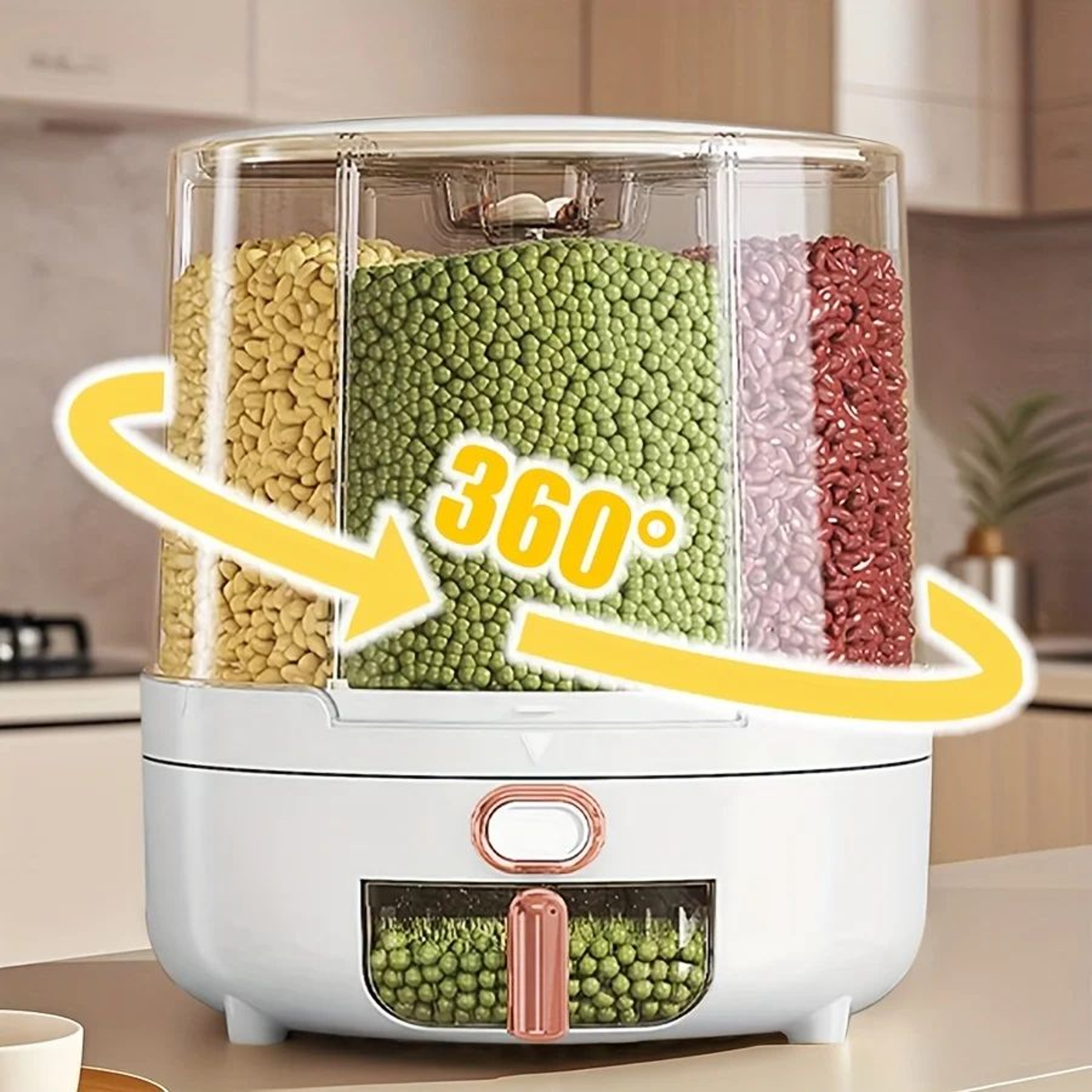 360 Degree Rotating Airtight Food Storage Container 4