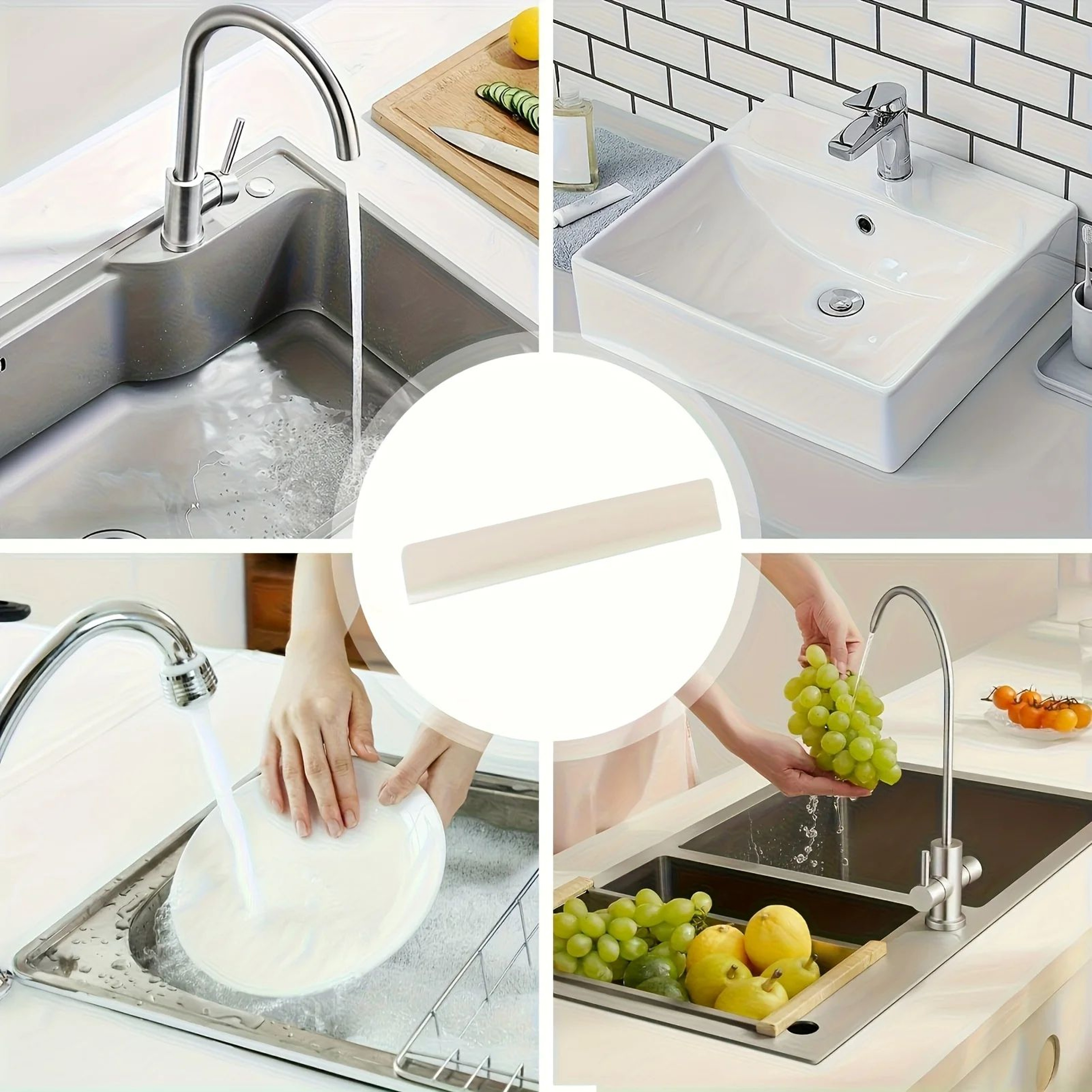 Silicone Sink Splash Guard Water Splash Protector 2