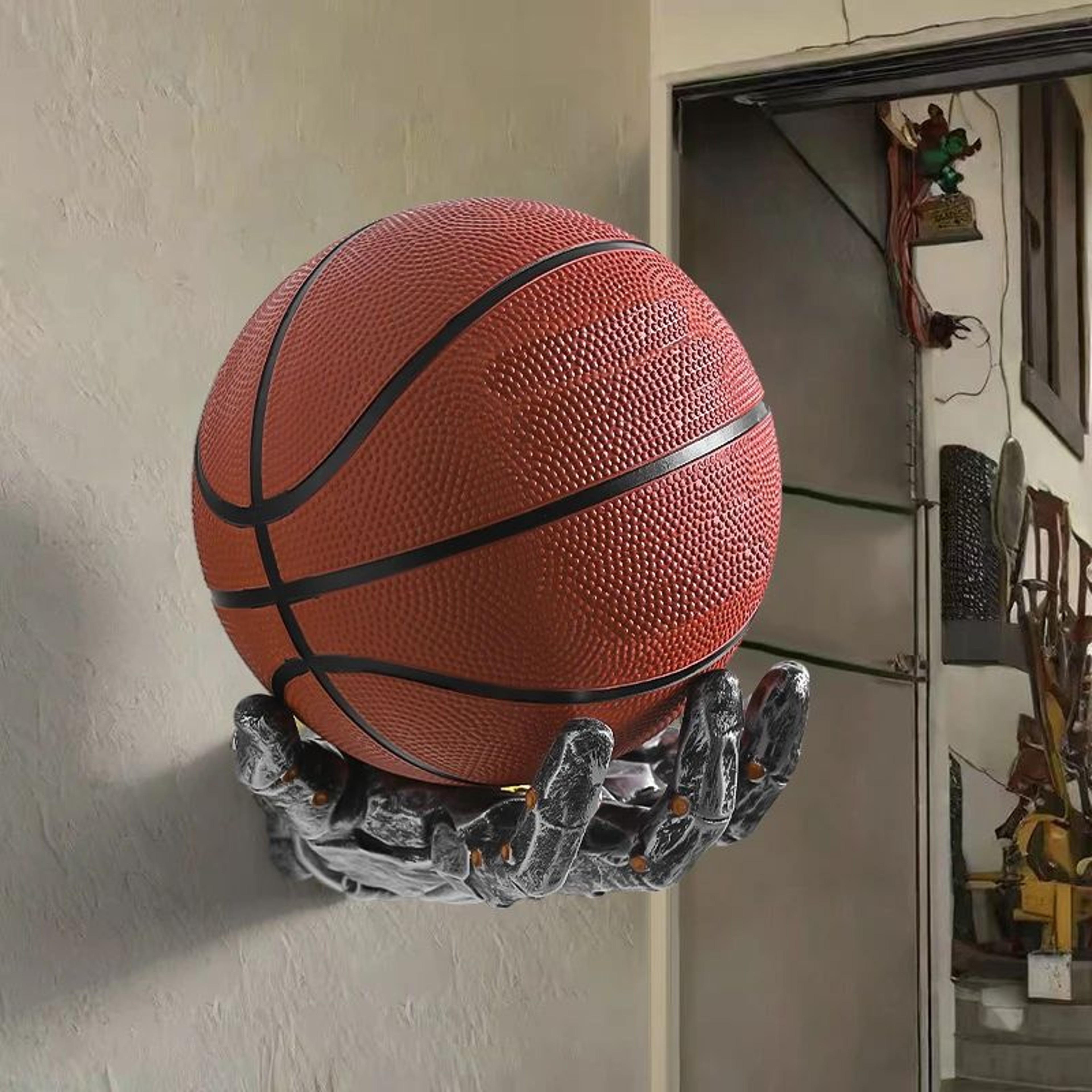 Robotic Arm Wall Mounted Ball Storage Rack 4