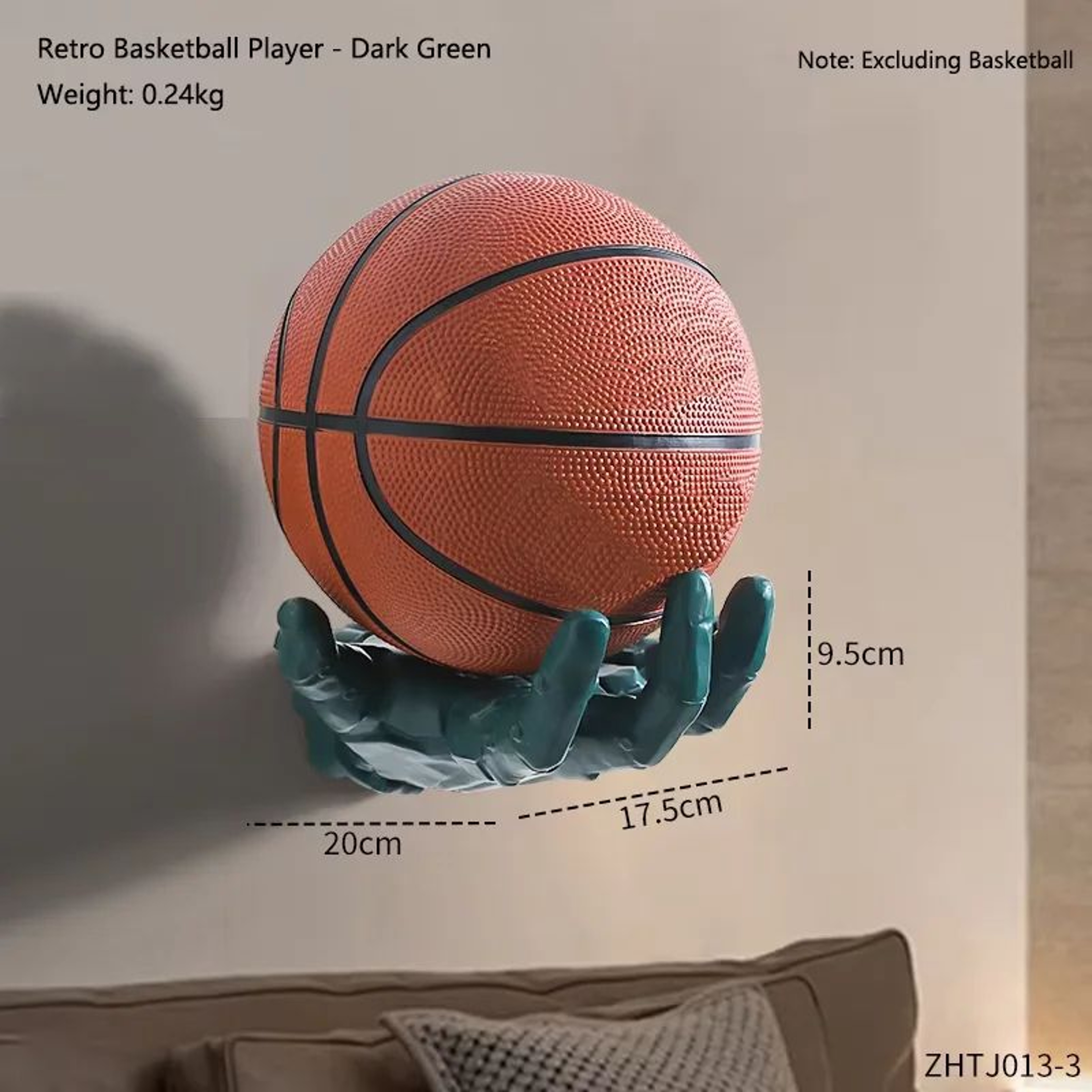Robotic Arm Wall Mounted Ball Storage Rack 8