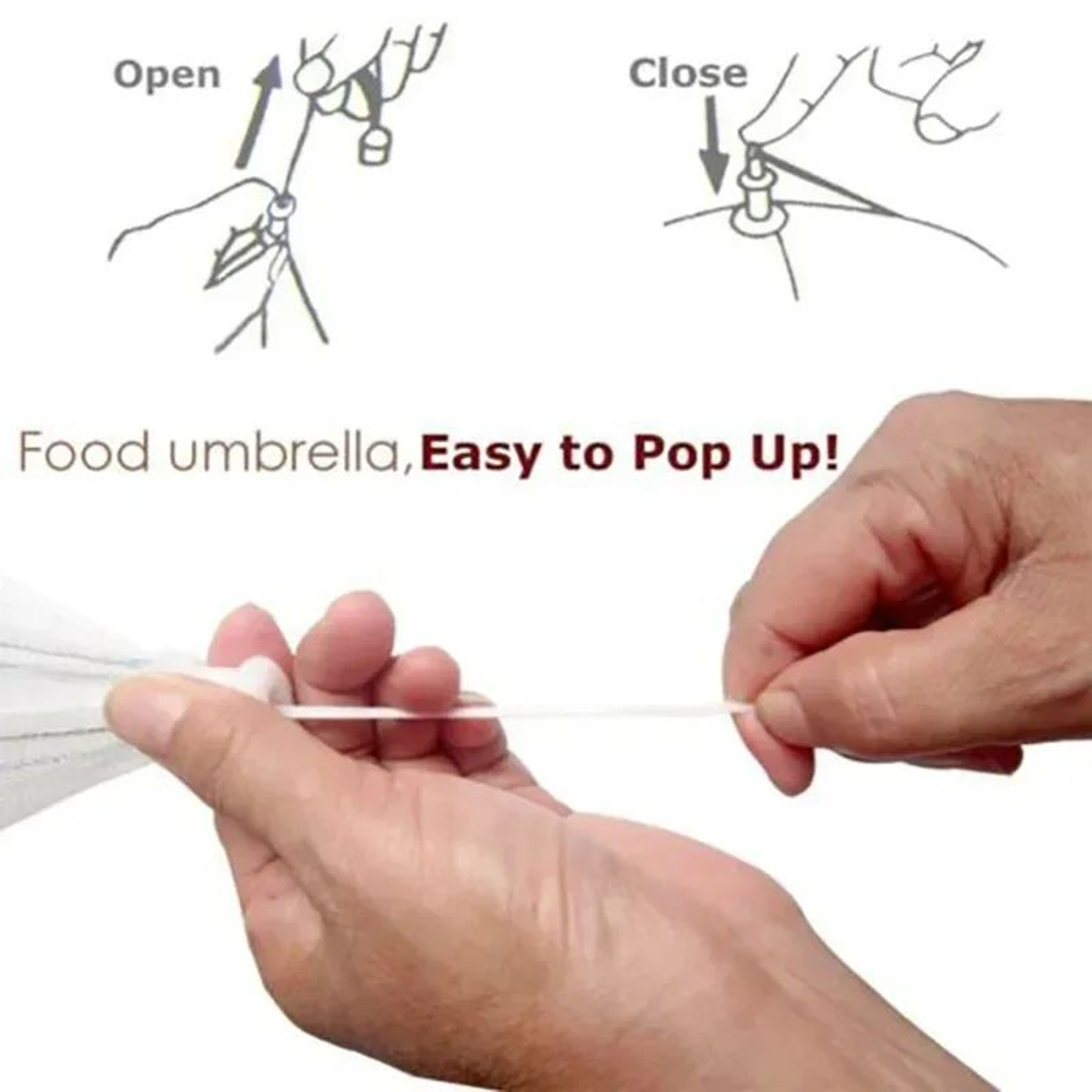 Portable Umbrella Style Mesh Food Cover 2