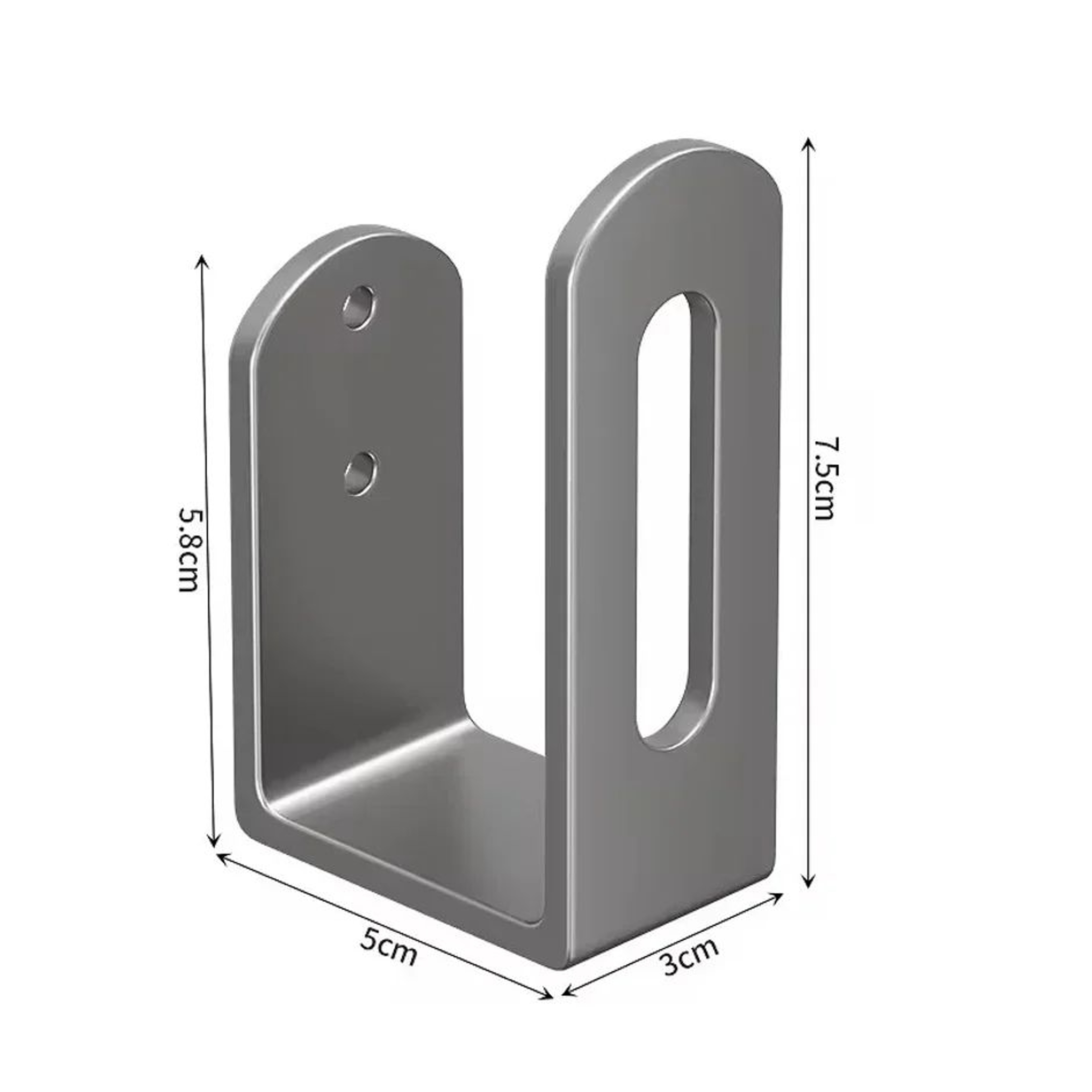 Wall Mounted Pot Lid And Cutting Board Organizer Set 5