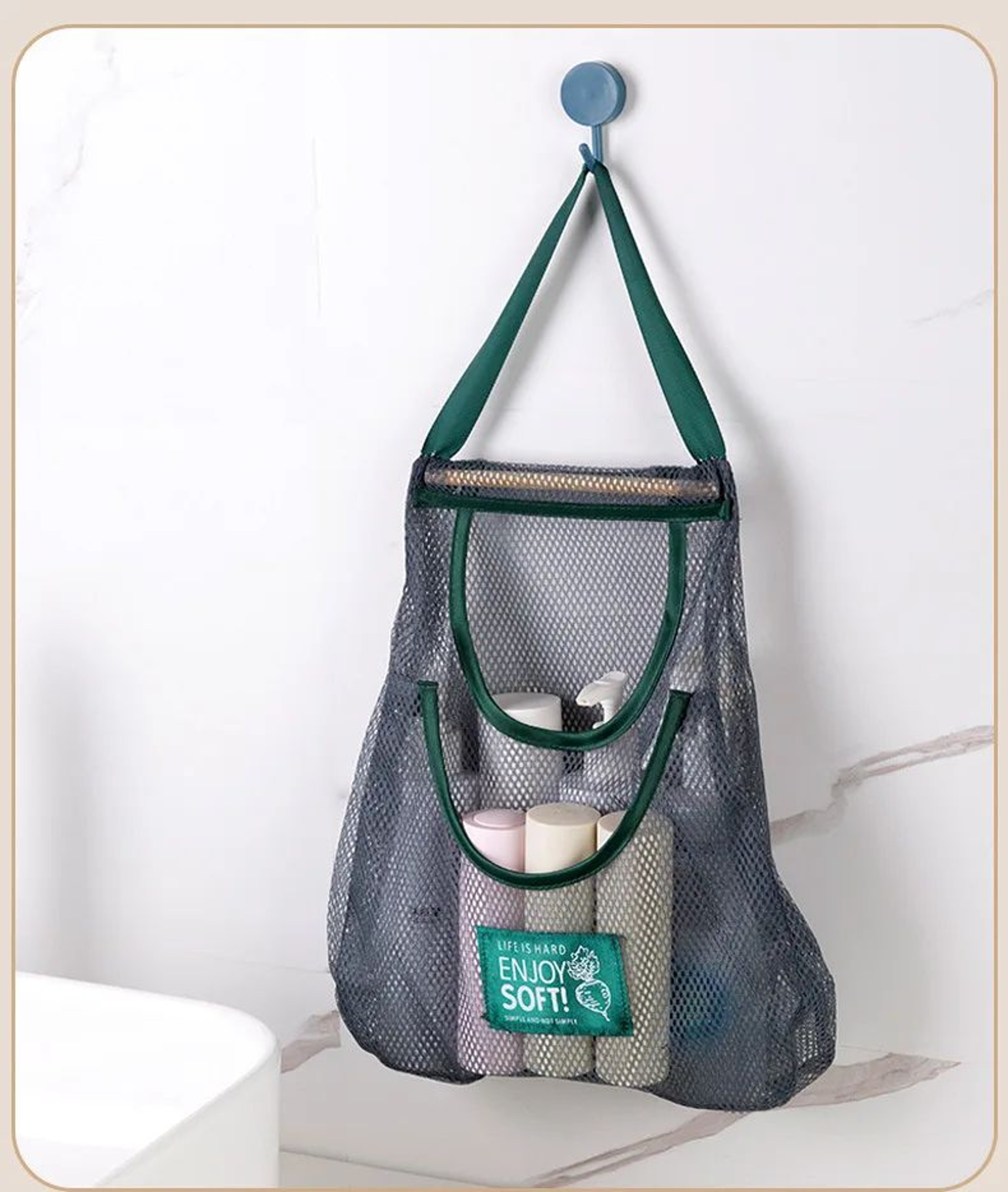 Portable Hanging Mesh Fruit And Vegetable Storage Bag 5