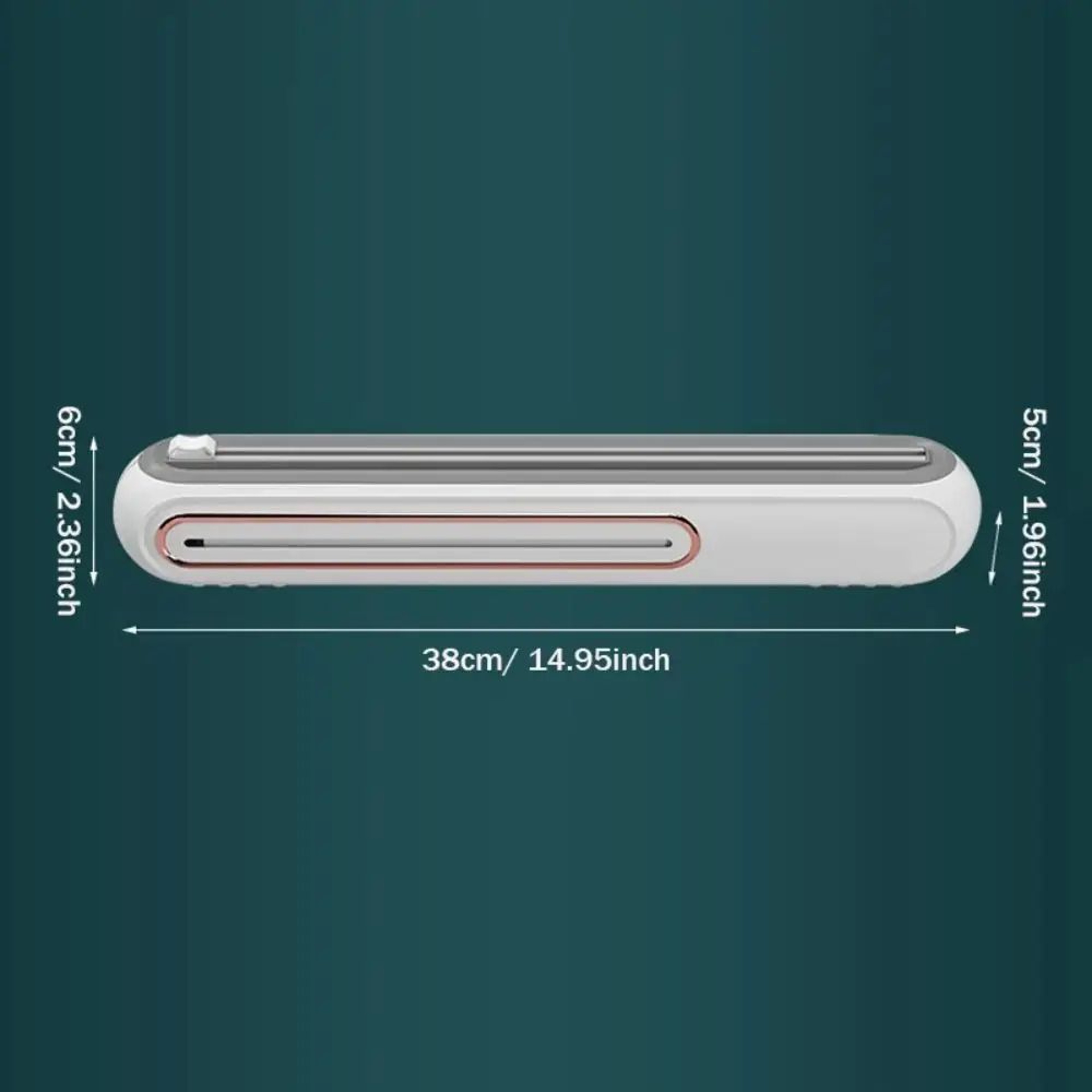 Magnetic Plastic Wrap And Foil Dispenser With Cutter 4