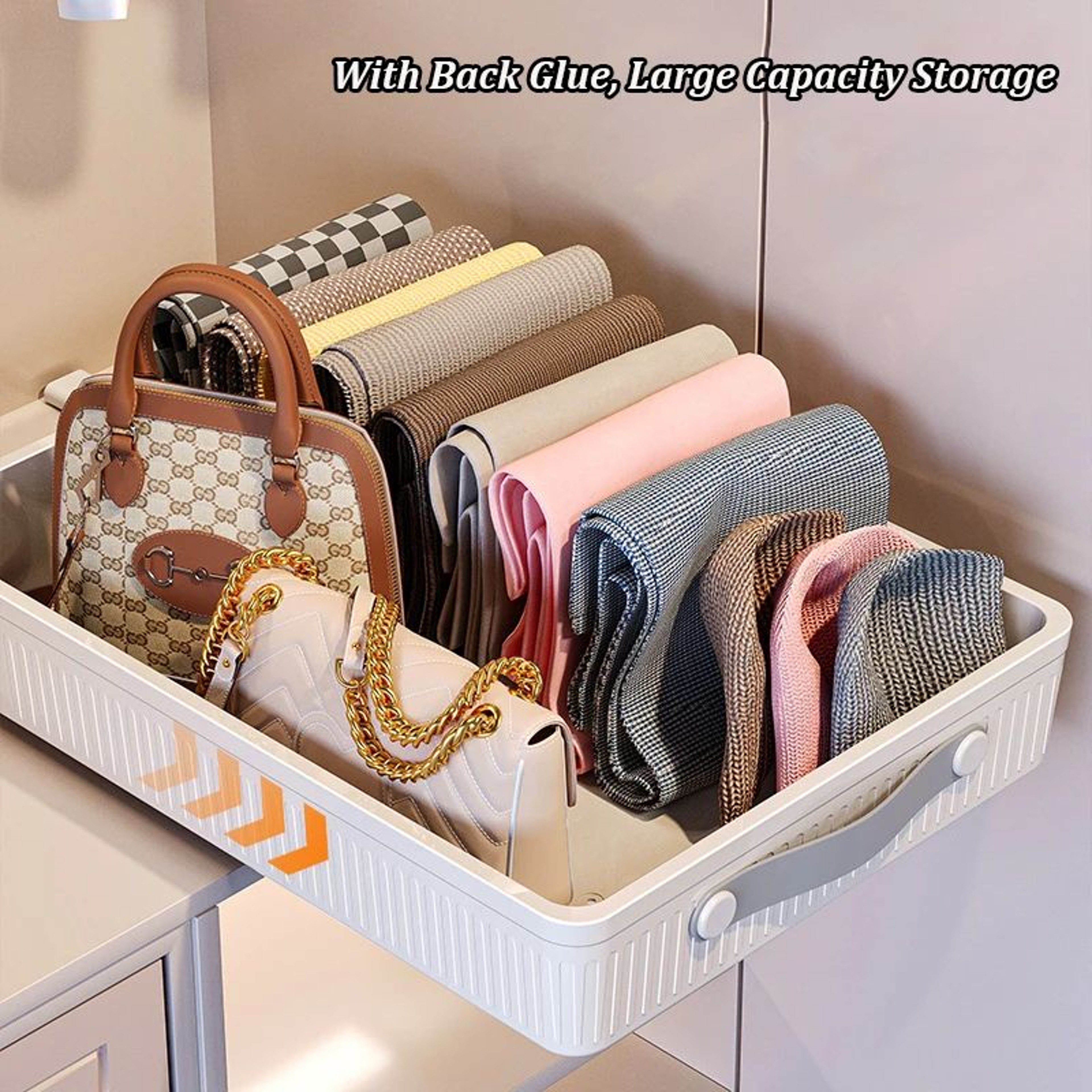 Sliding Pull Out Cabinet Organizer Tray With Handle 4