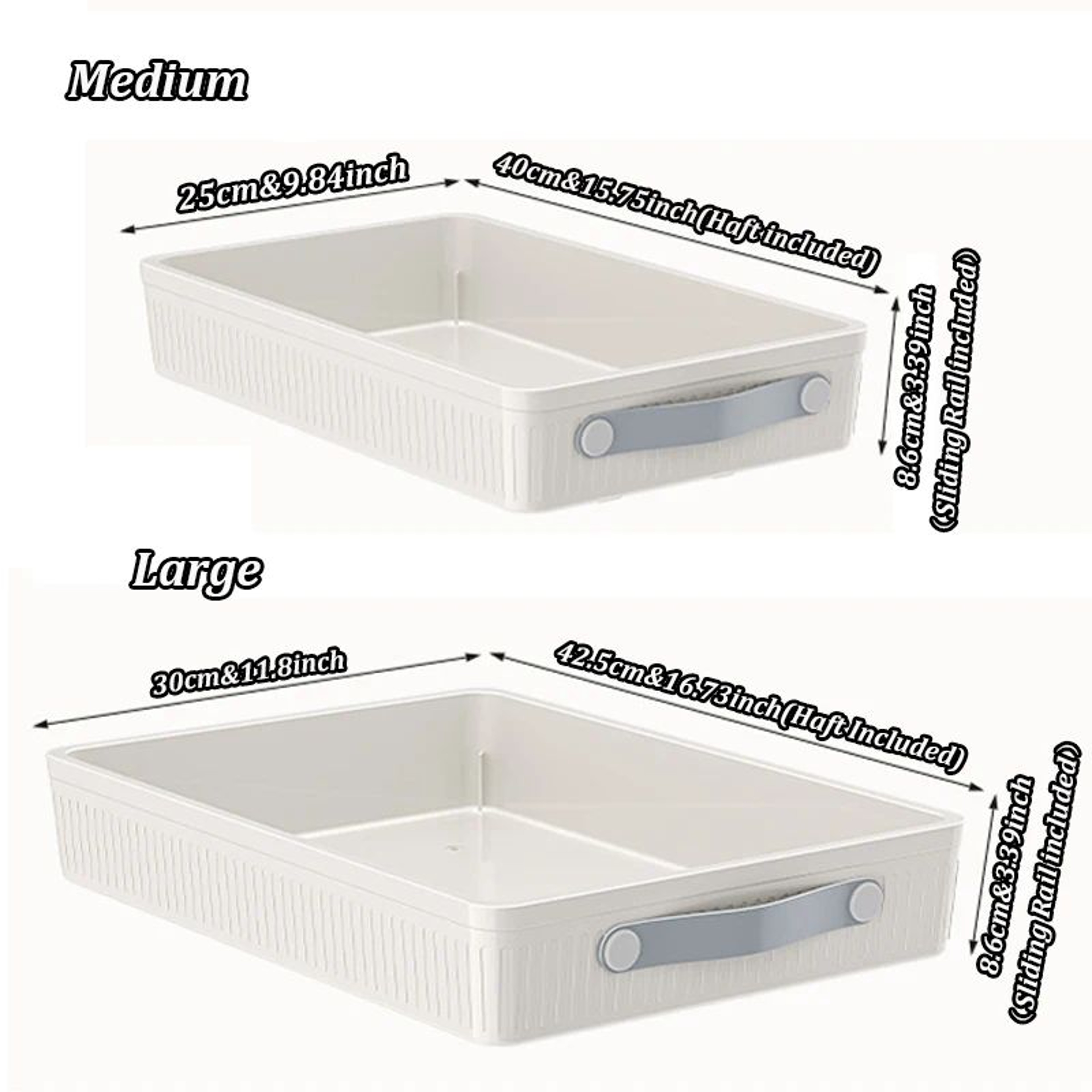 Sliding Pull Out Cabinet Organizer Tray With Handle 5