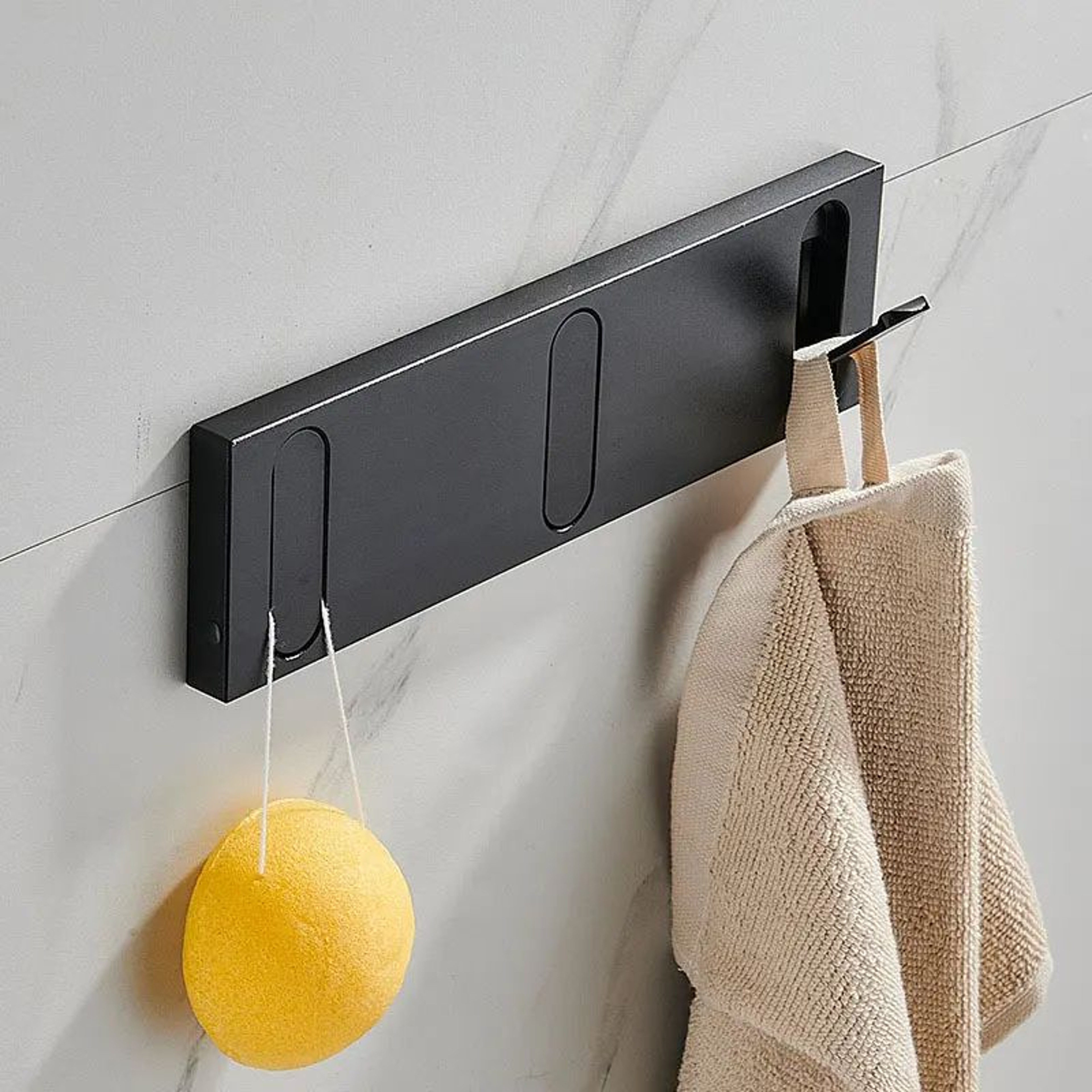 Invisible Folding Wall Hook Rack Organizer 3