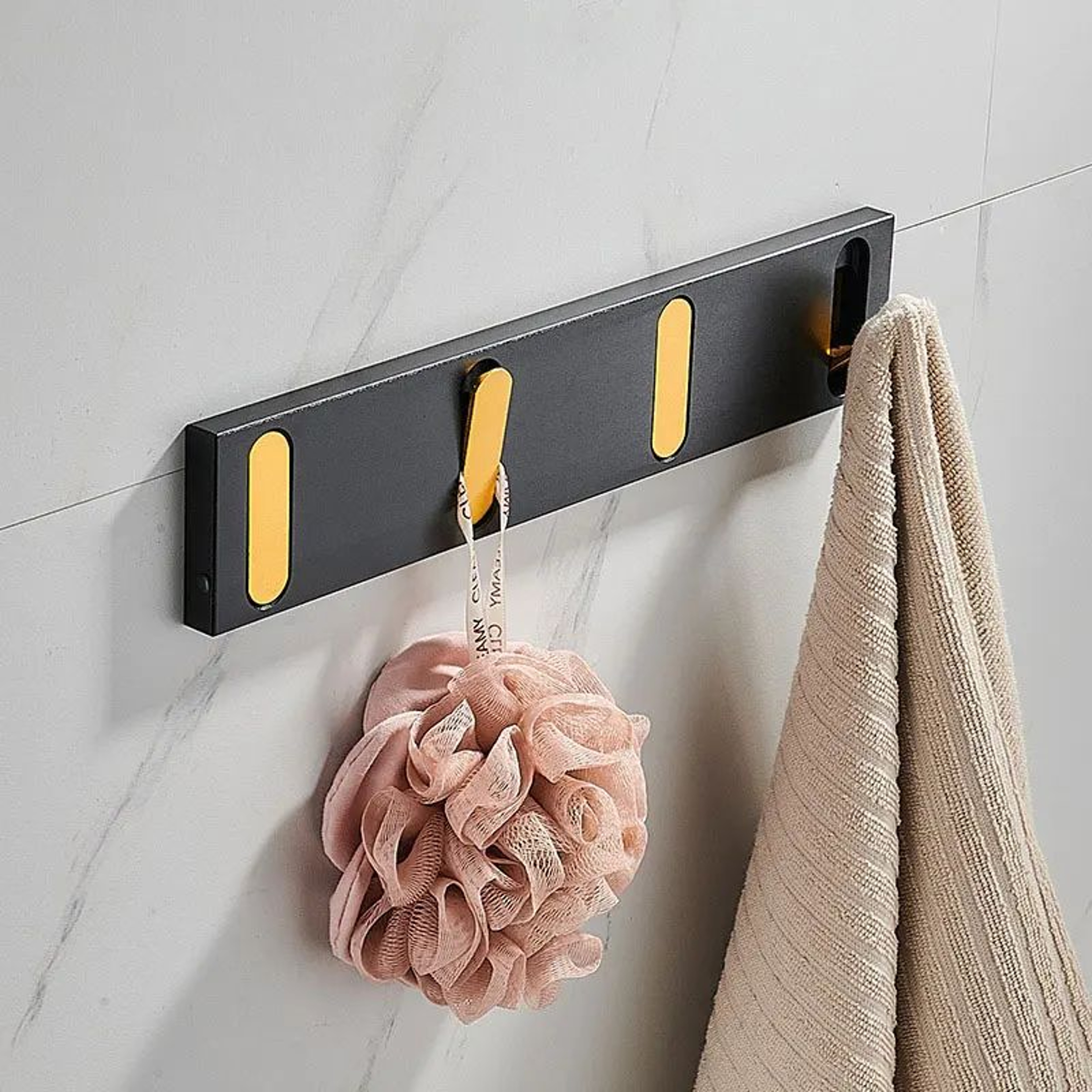 Invisible Folding Wall Hook Rack Organizer 12