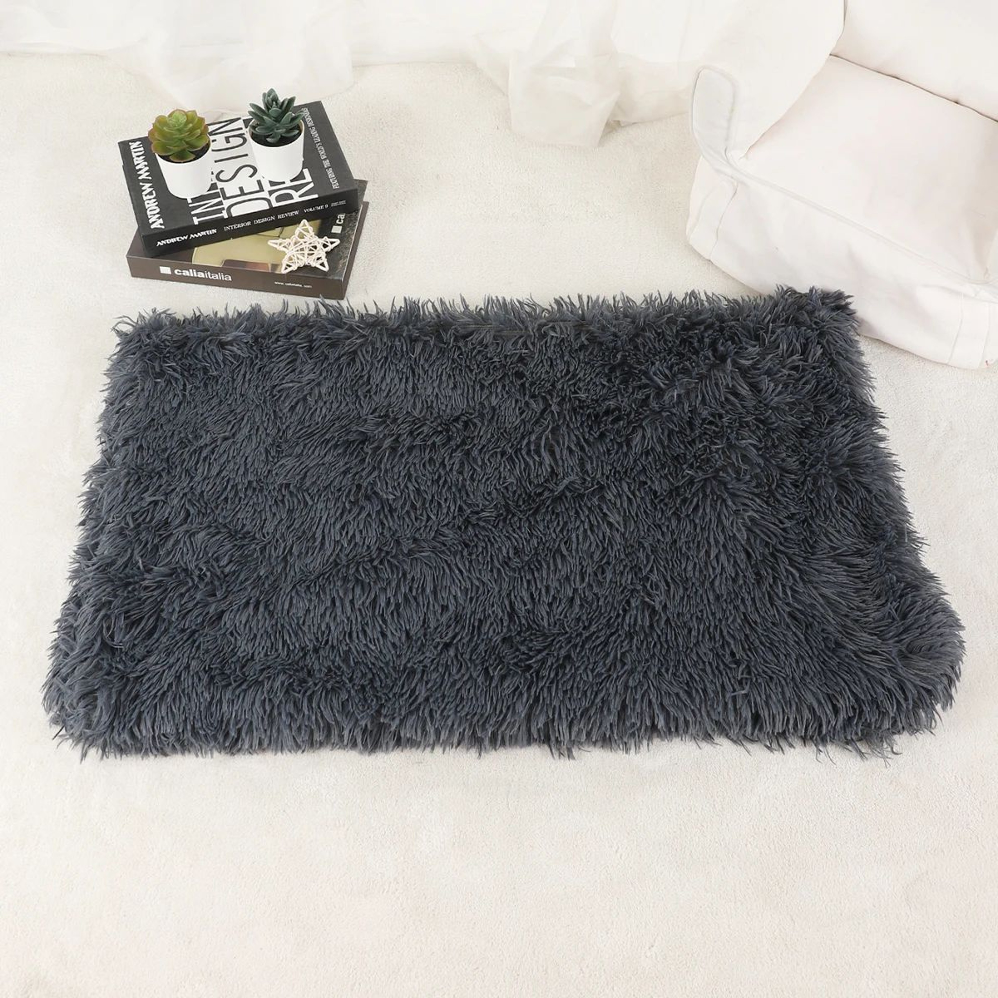 Plush Dog Blanket Bed Washable Pet Sleeping Mat 3